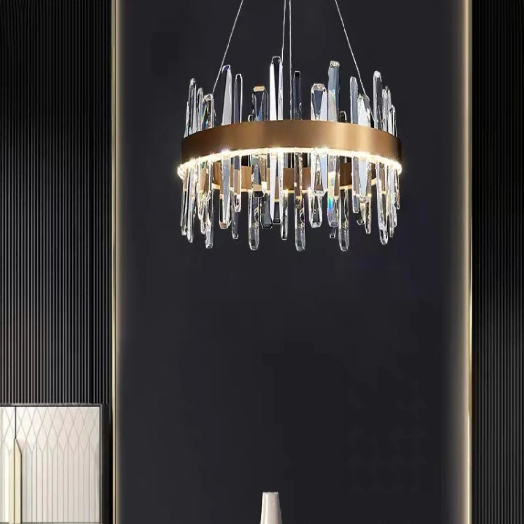 Marylin Modern Crystal Ring Chandelier - Nuvé