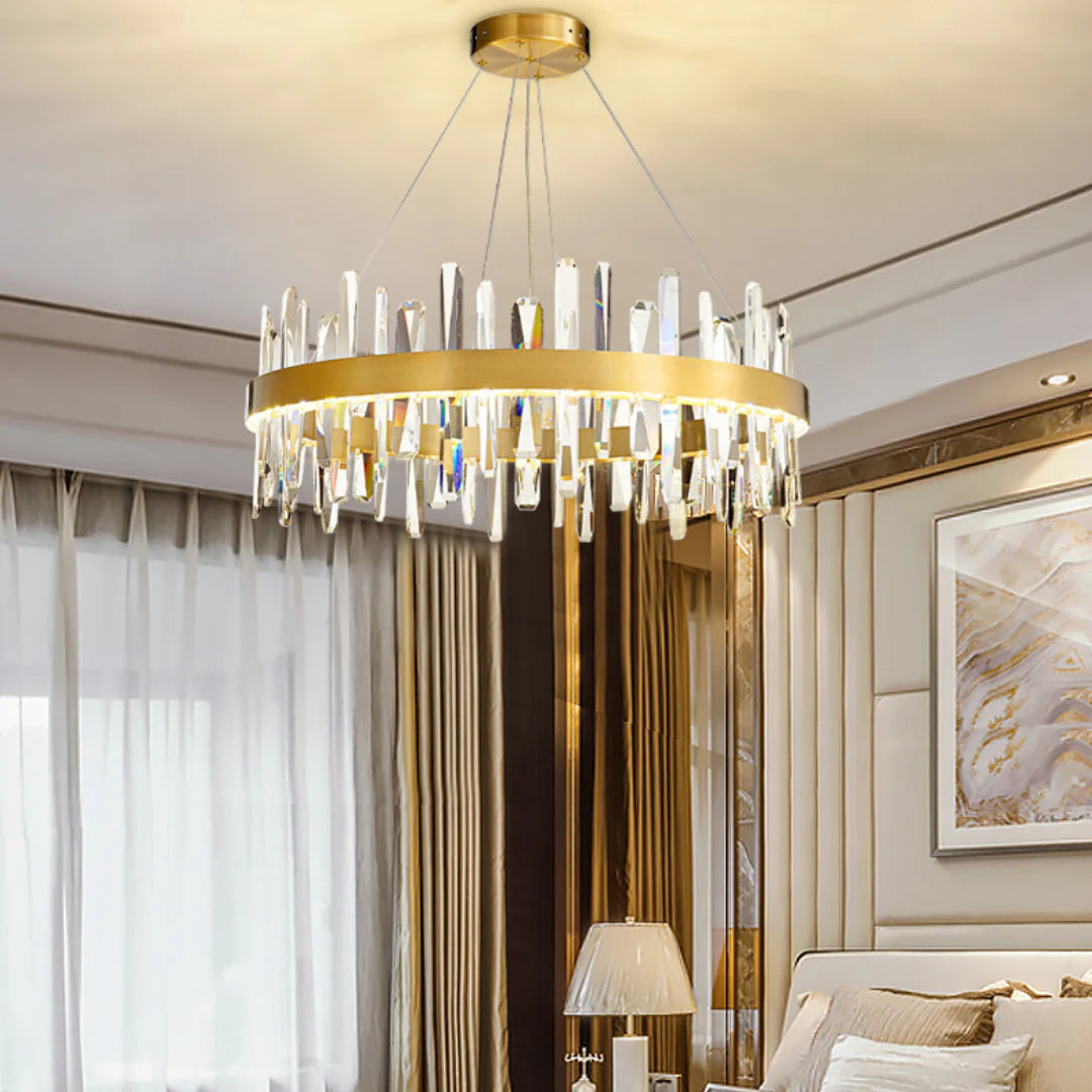 Marylin Modern Crystal Ring Chandelier - Nuvé