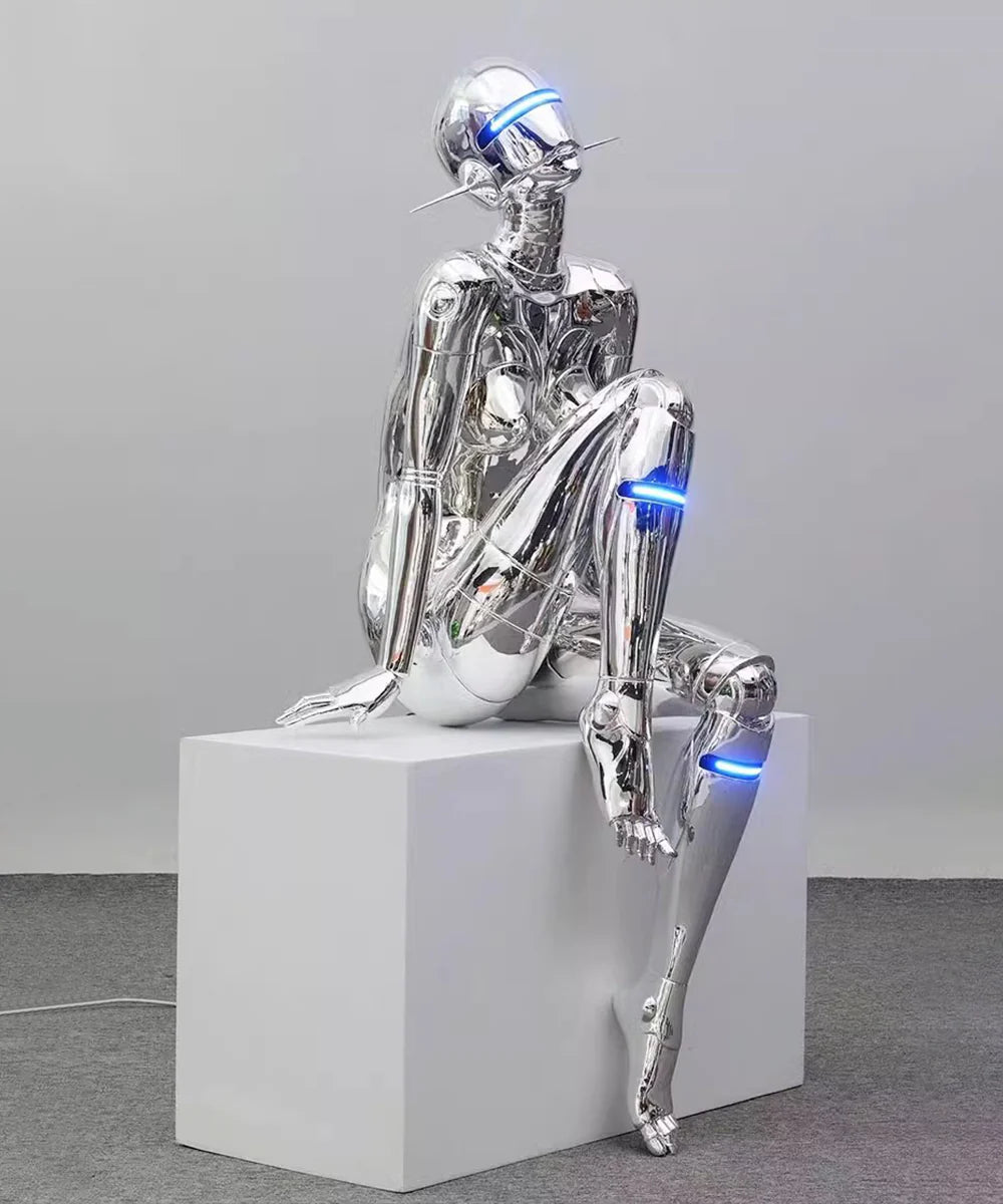 Mechanical Technology Goddess Sculpture Floor Lamp - Nuvé