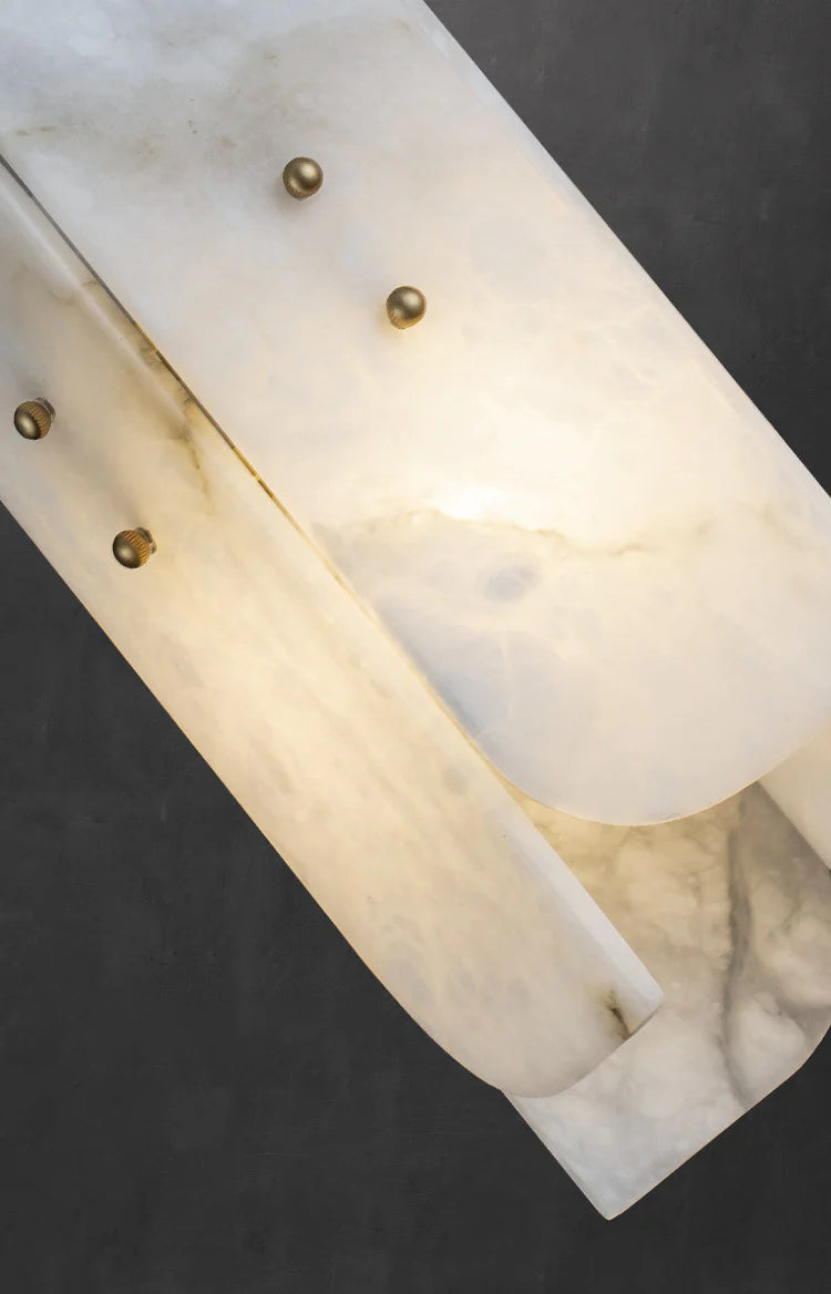 Megalith Mini Alabaster Pendant Light - Nuvé