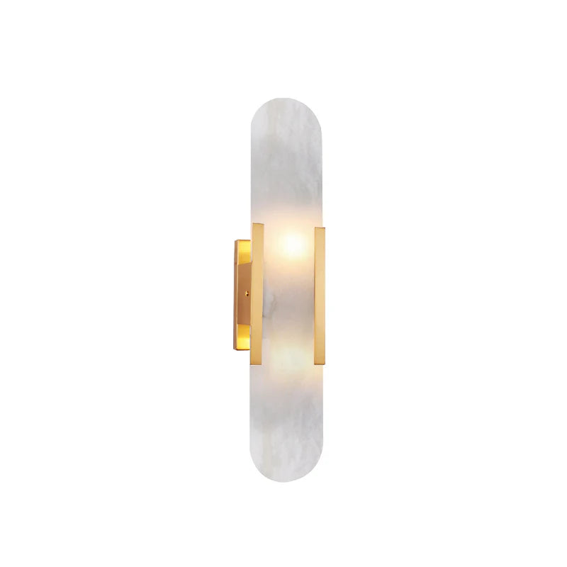 Melange Elongated Alabaster Wall Lamp - Nuvé