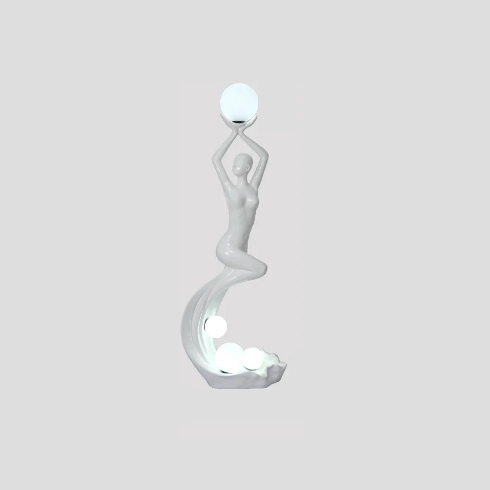 Mermaid Art Sculpture Floor Lamp - Nuvé
