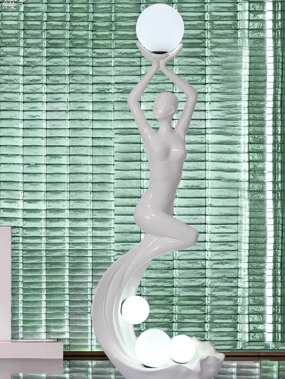 Mermaid Art Sculpture Floor Lamp - Nuvé