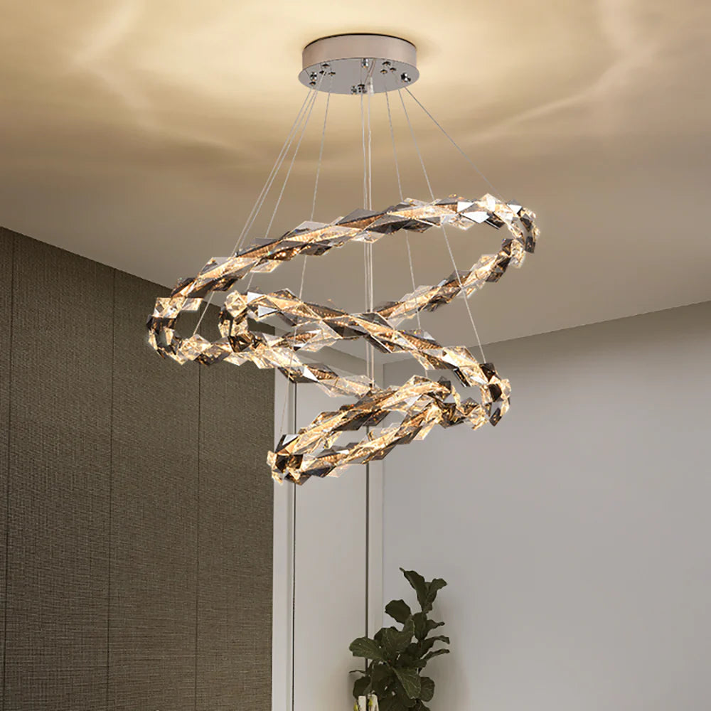 Merrill Round Crystal Chandelier - Nuvé