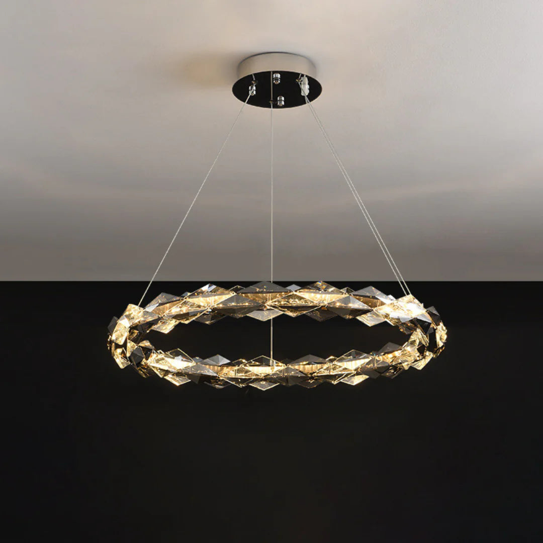 Merrill Round Crystal Chandelier - Nuvé