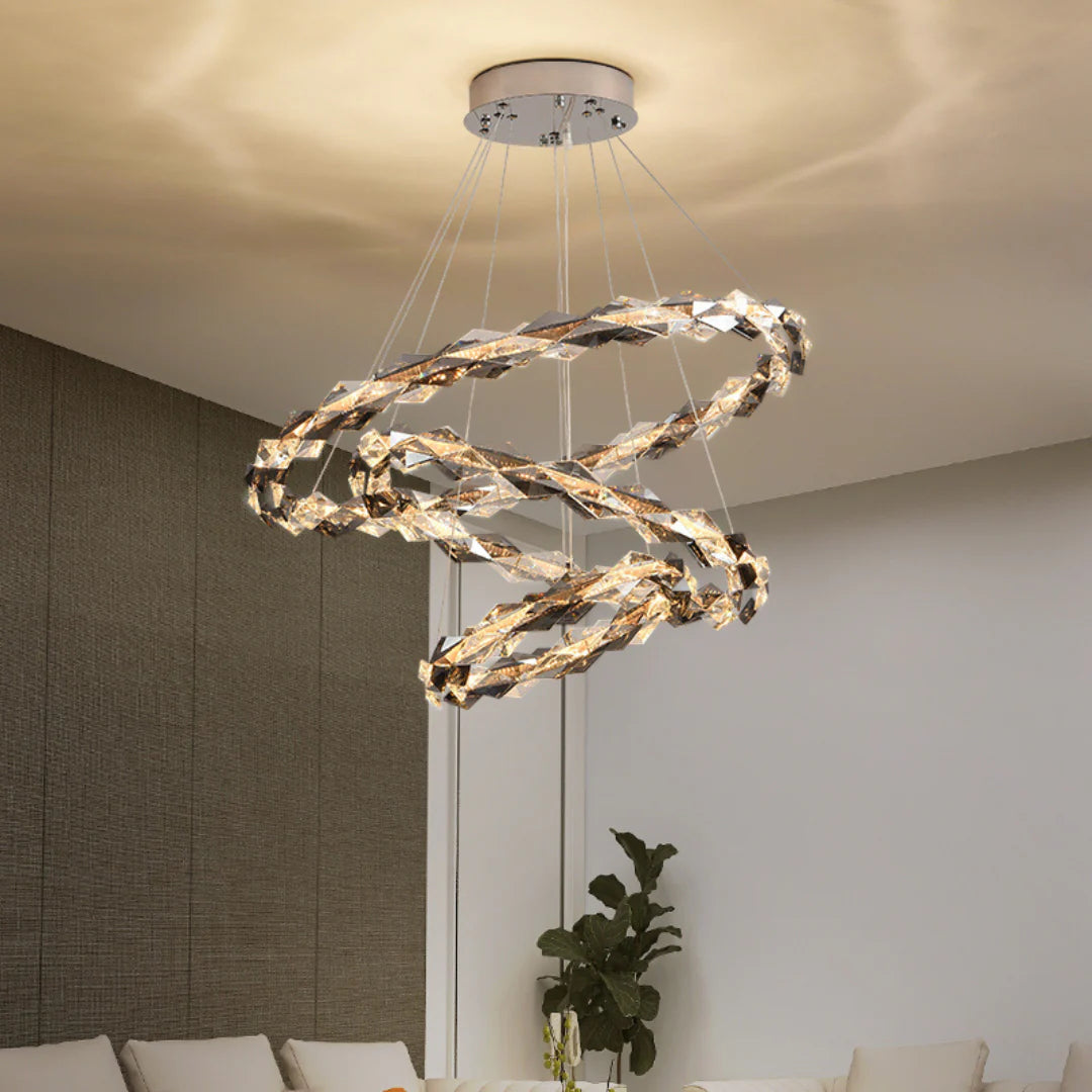 Merrill Round Crystal Chandelier - Nuvé