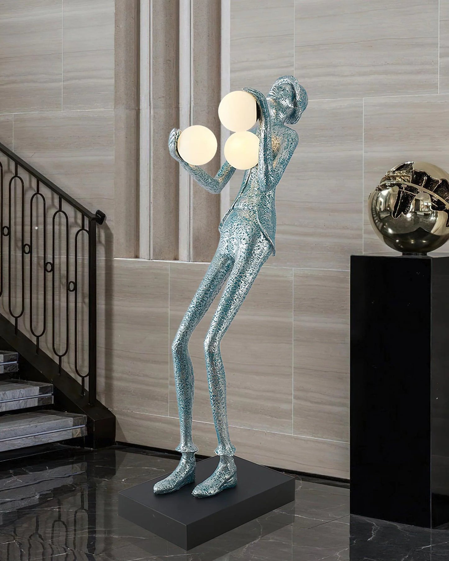 Michael Character Sculpture Floor Lamp - Nuvé