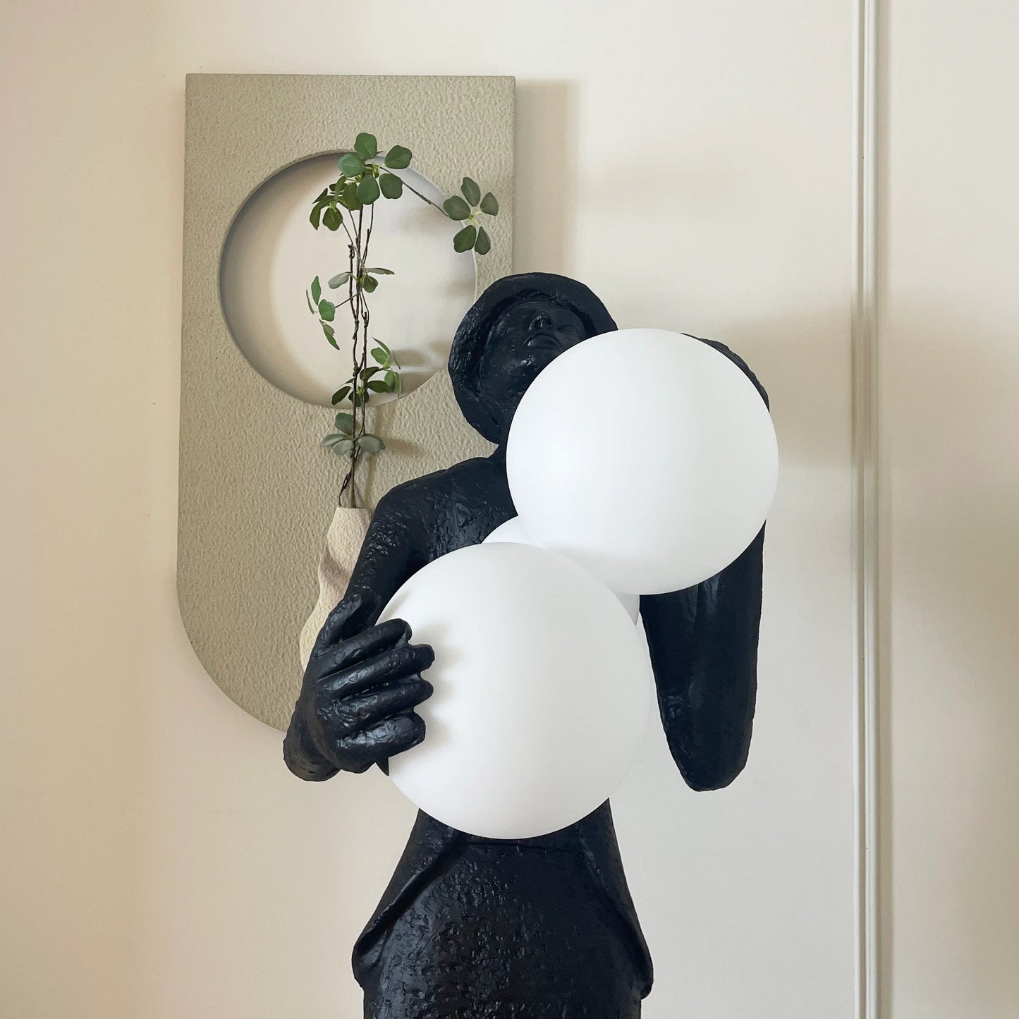 Michael Character Sculpture Floor Lamp - Nuvé