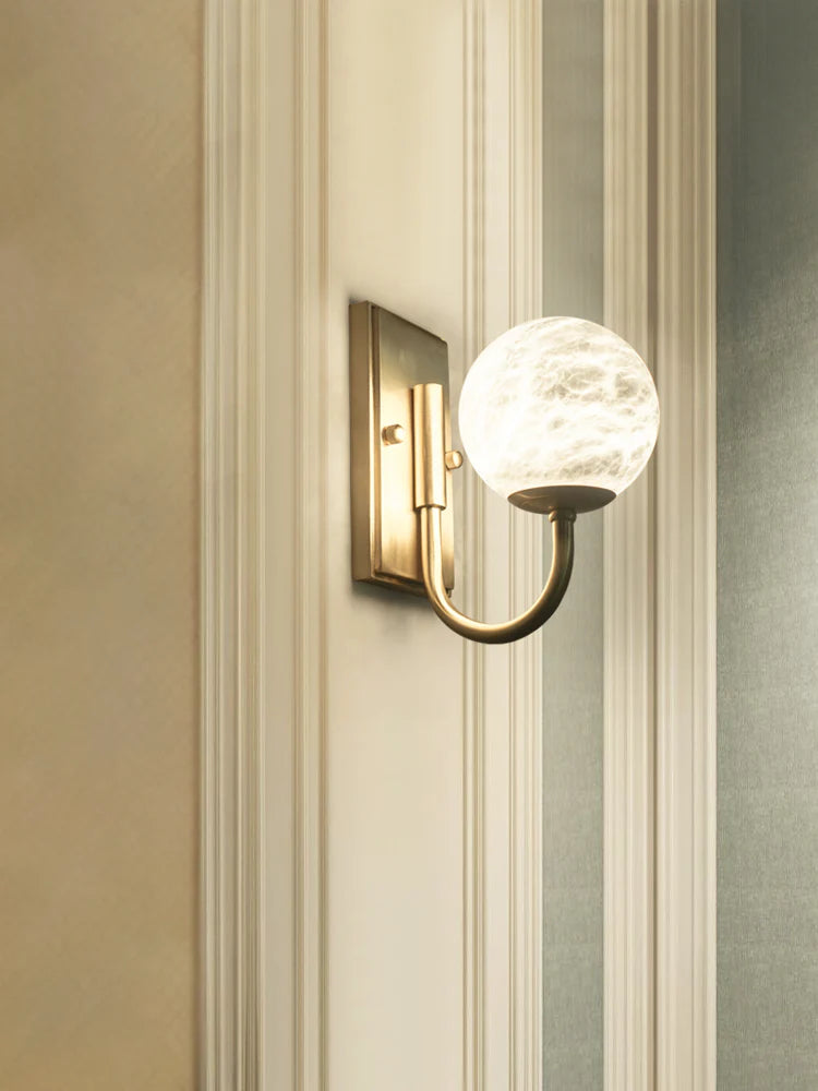 Modern Simple Alabaster Wall Lamp - Nuvé