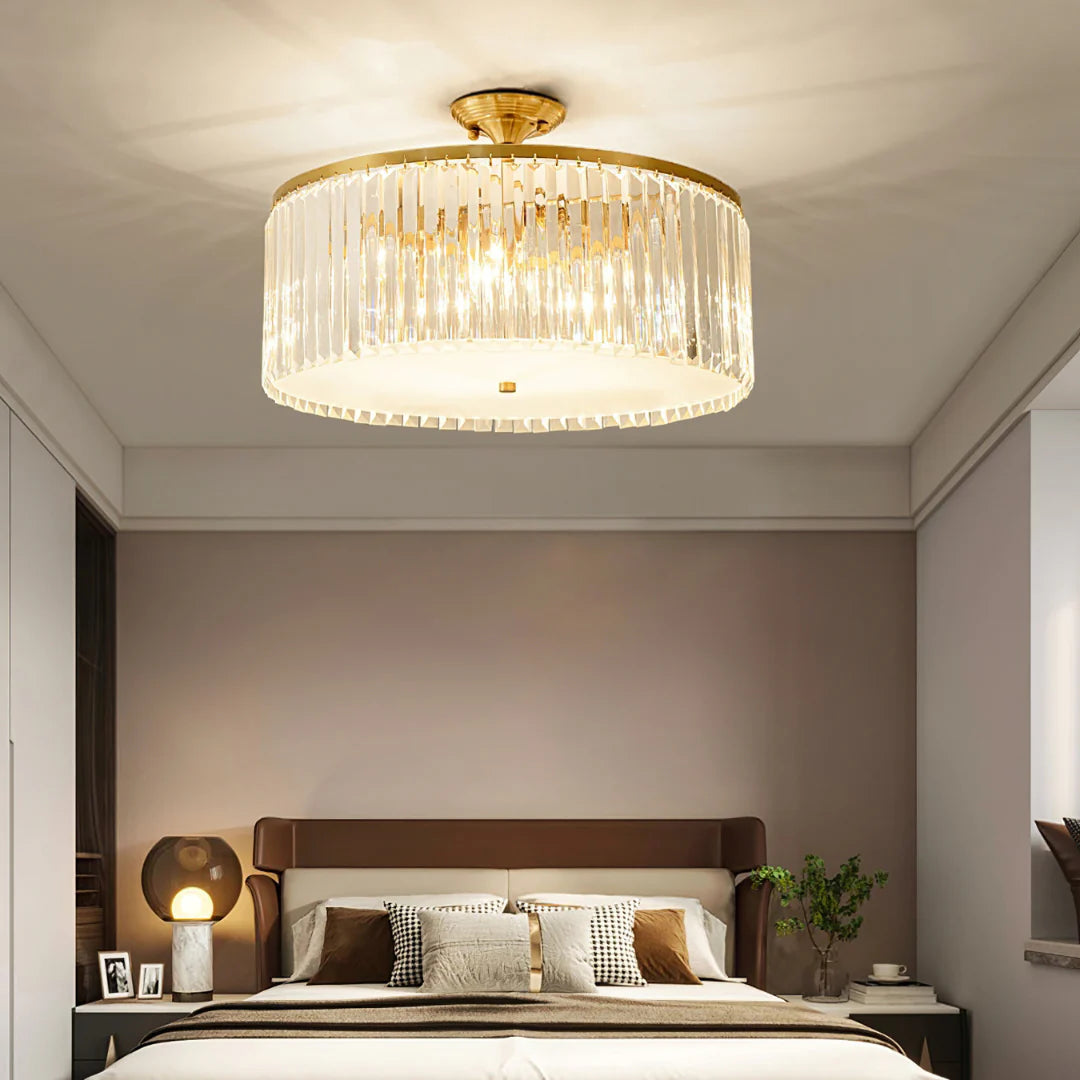 Morup Modern Crystal Ceiling Light - Nuvé