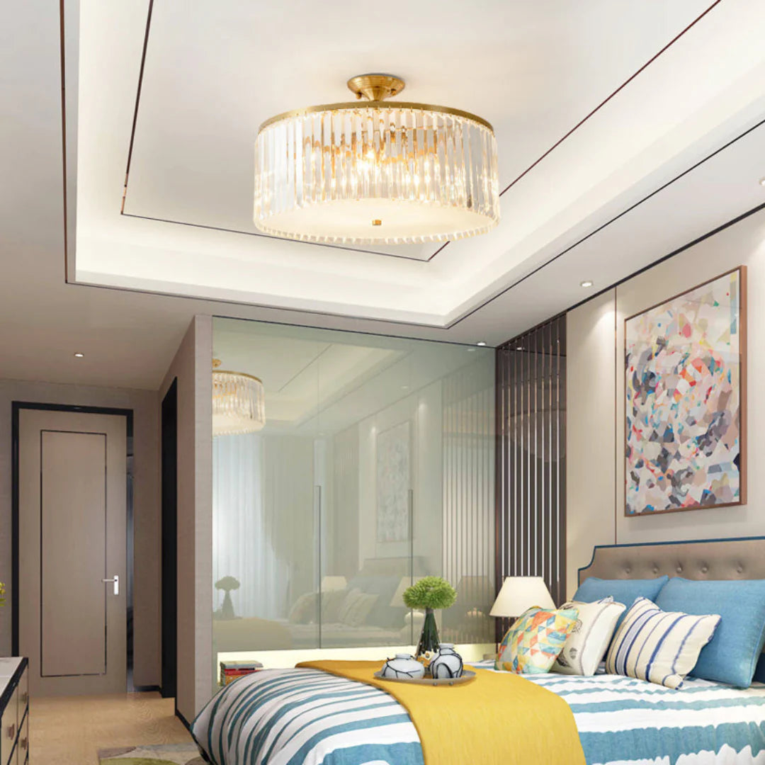 Morup Modern Crystal Ceiling Light - Nuvé