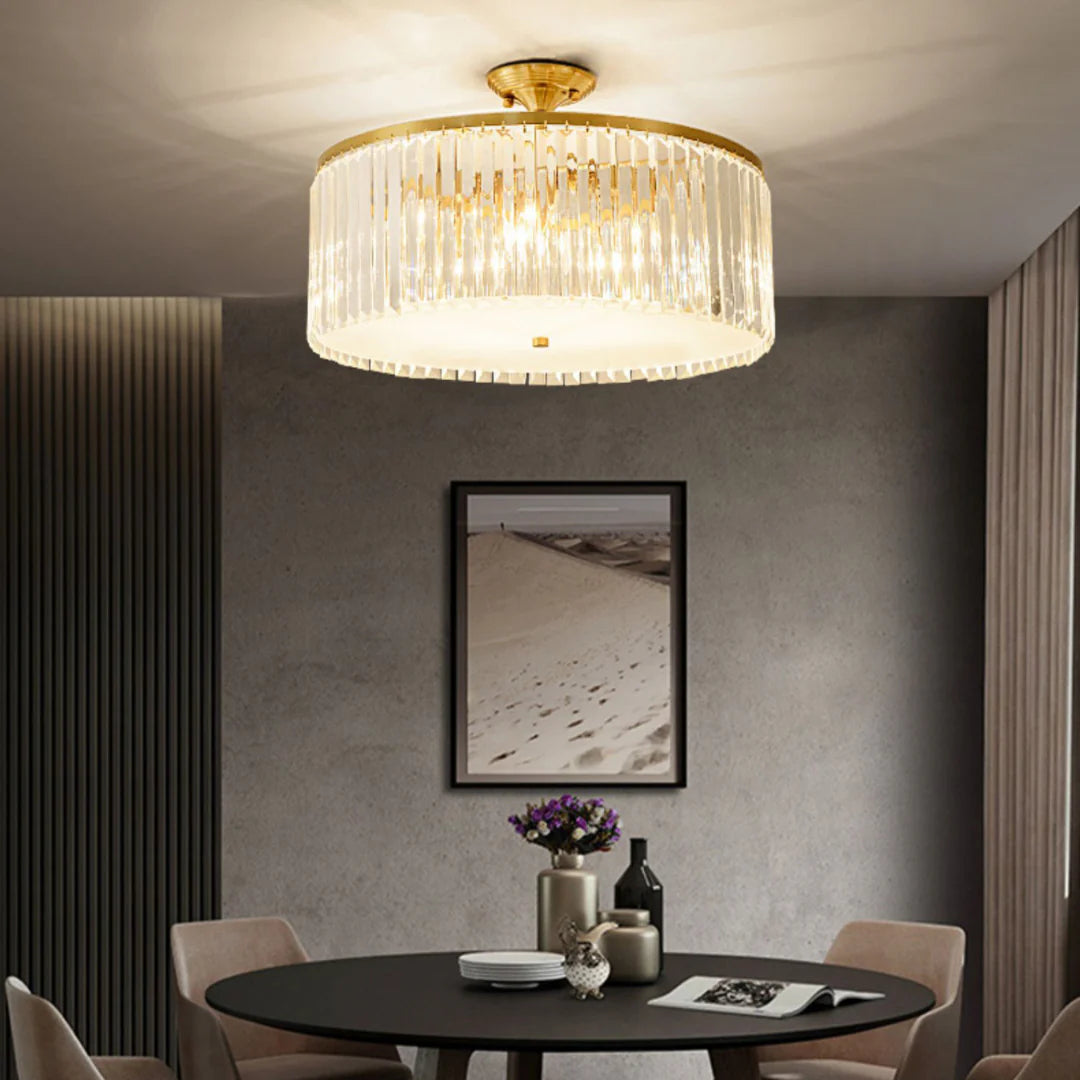 Morup Modern Crystal Ceiling Light - Nuvé