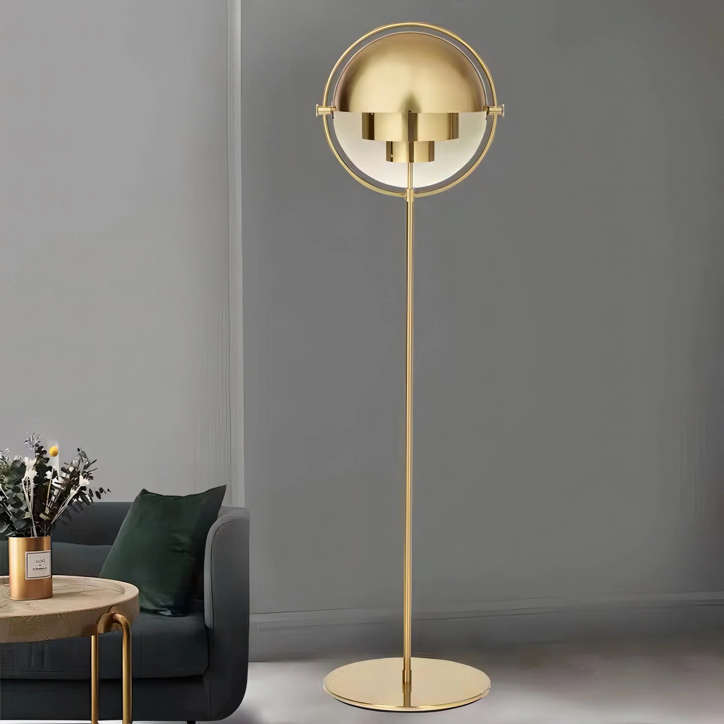 Multi-Lite Rotating Ball Floor Lamp - Nuvé