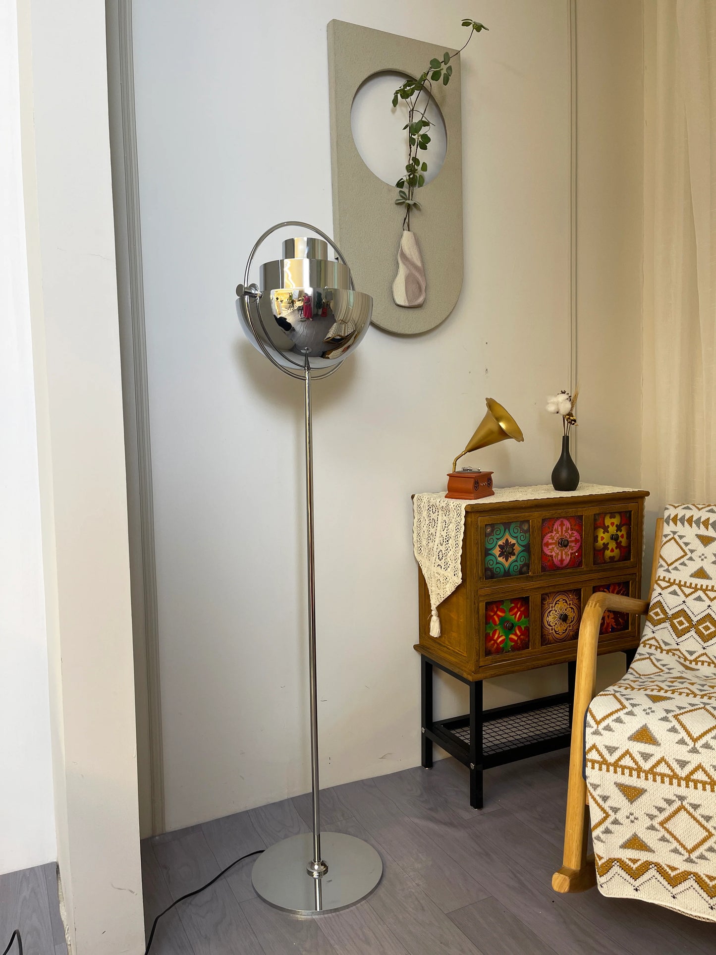 Multi-Lite Rotating Ball Floor Lamp - Nuvé