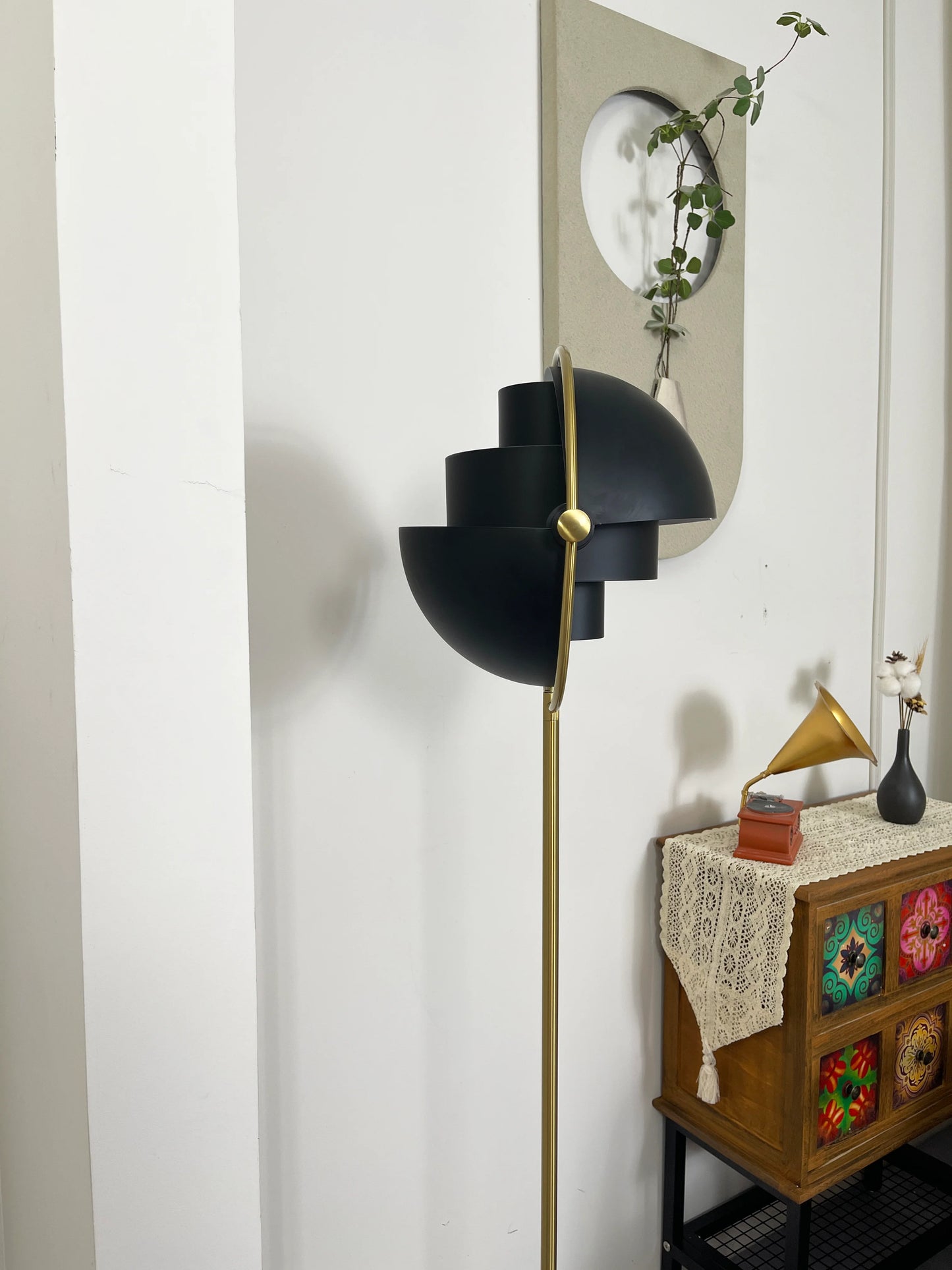 Multi-Lite Rotating Ball Floor Lamp - Nuvé