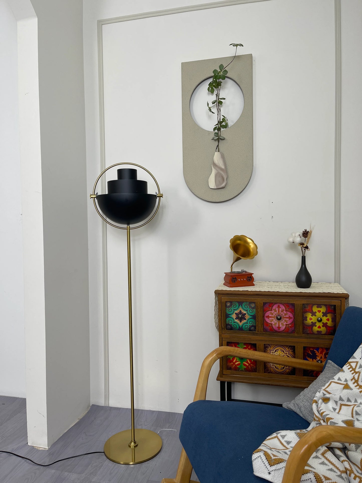 Multi-Lite Rotating Ball Floor Lamp - Nuvé