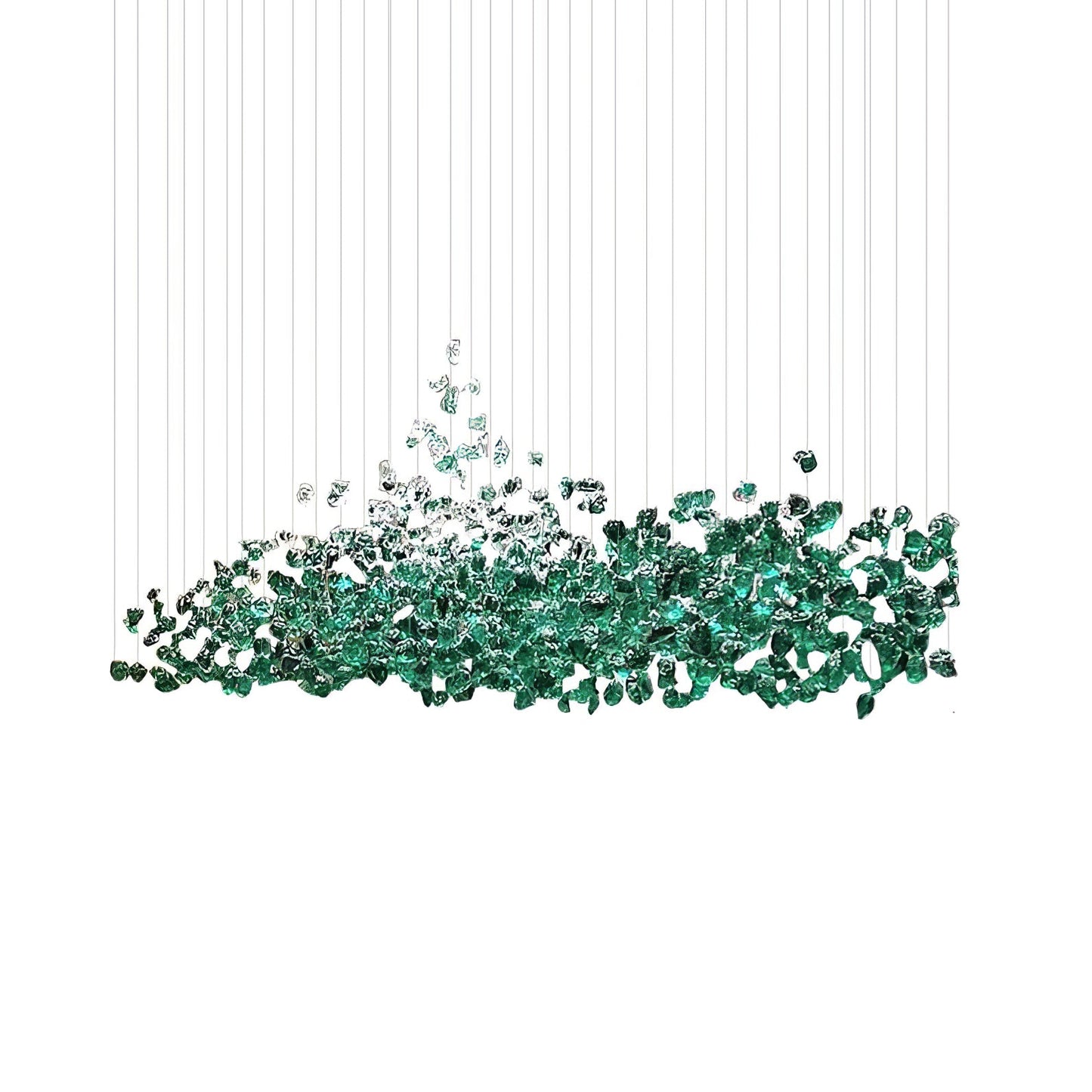 Multicolor Crystal Stone Chandelier - Nuvé