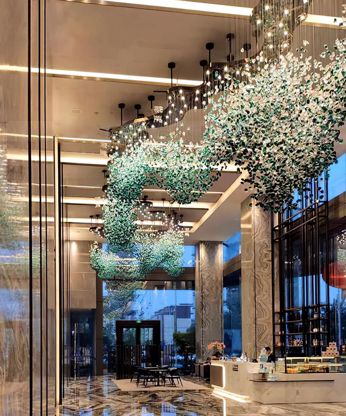 Multicolor Crystal Stone Chandelier - Nuvé