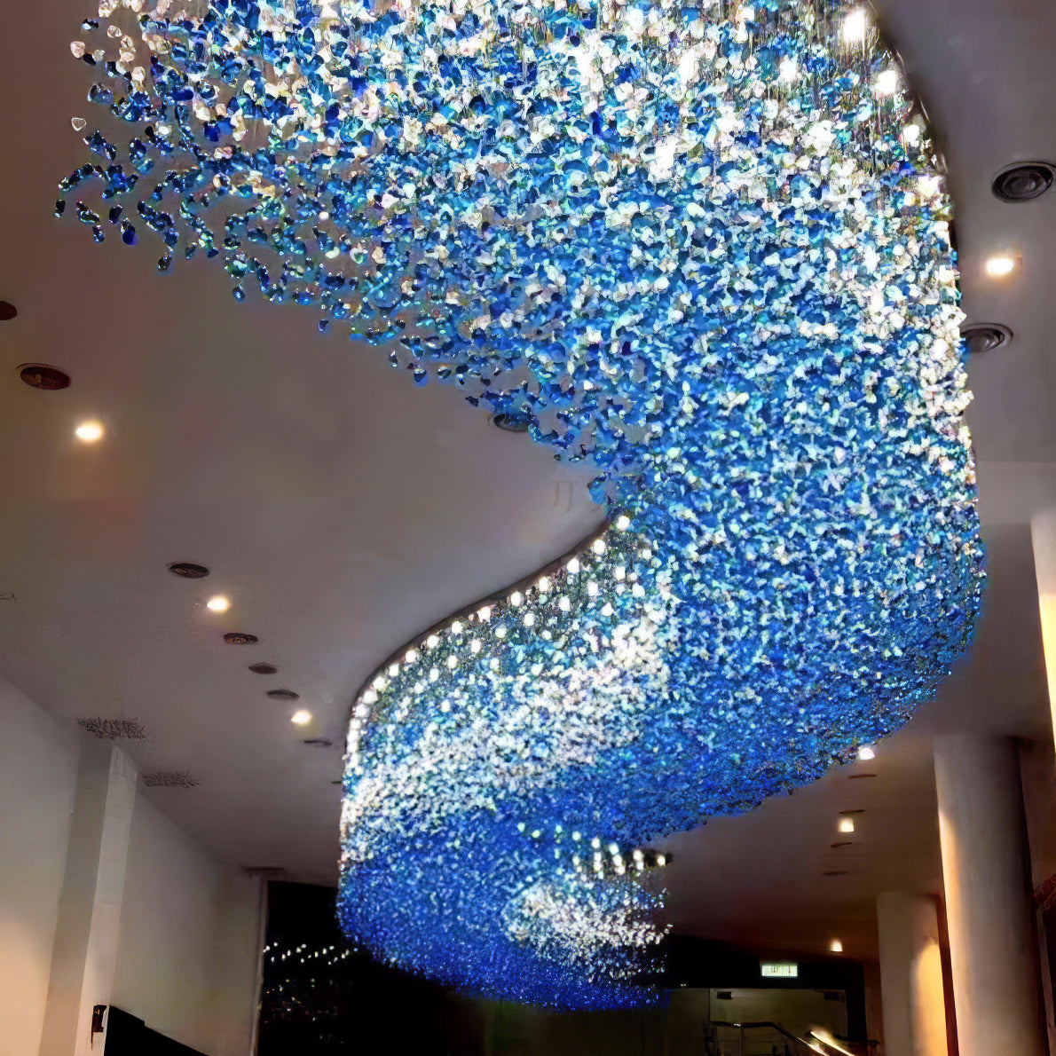 Multicolor Crystal Stone Chandelier - Nuvé