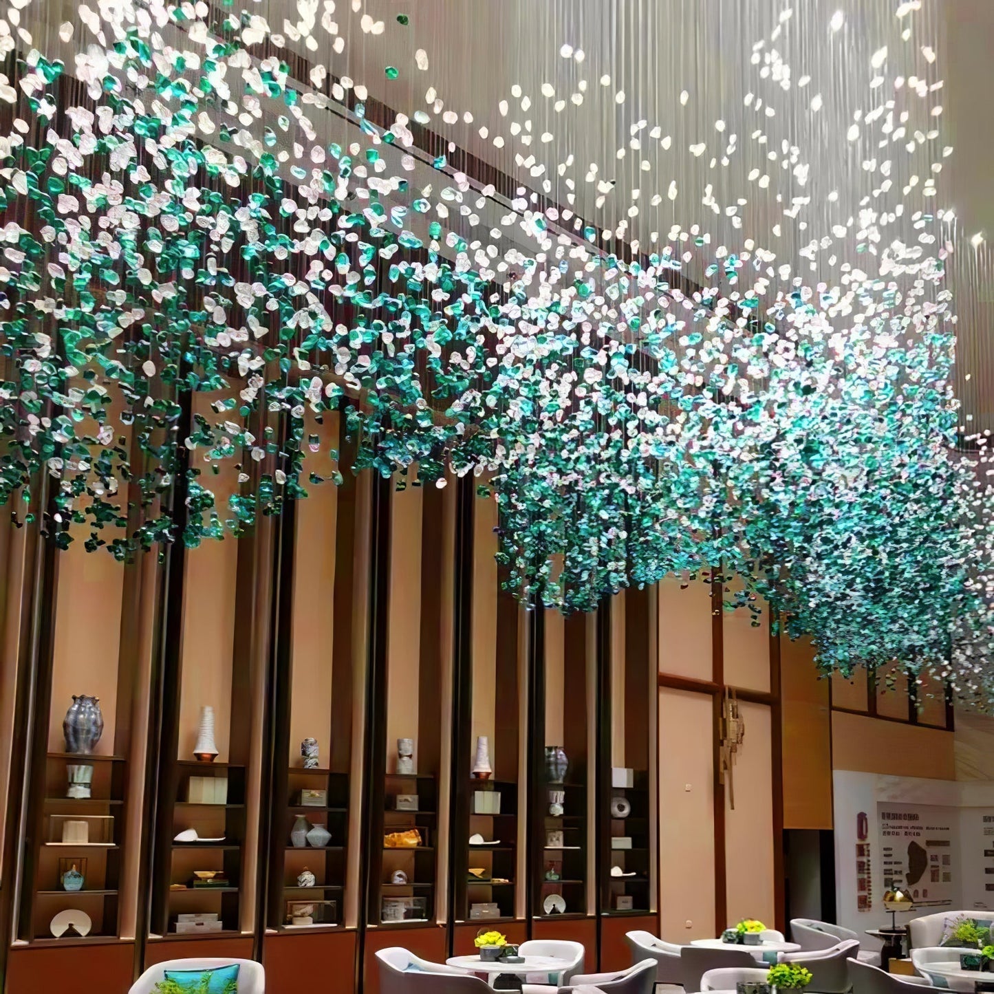 Multicolor Crystal Stone Chandelier - Nuvé