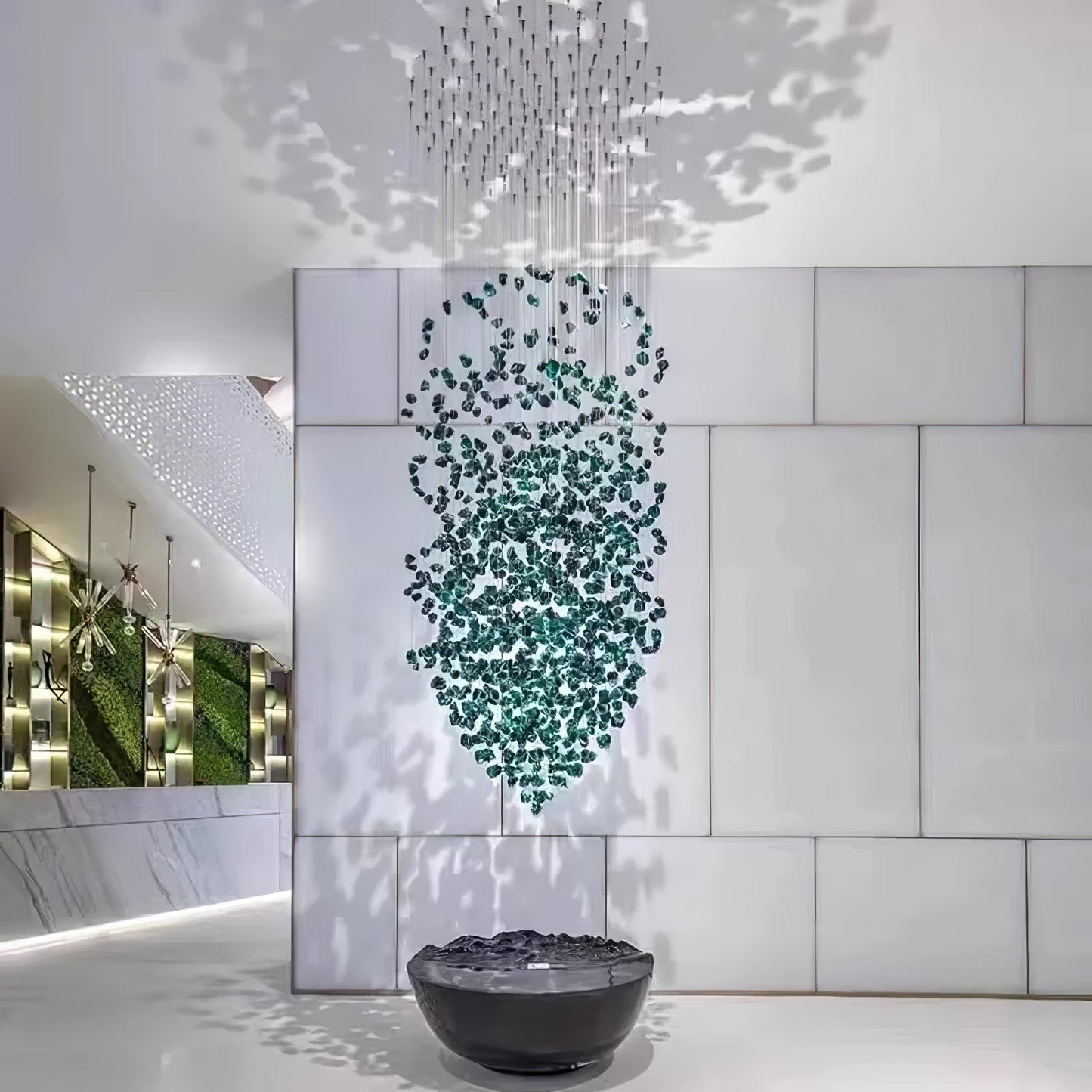 Multicolor Crystal Stone Chandelier - Nuvé