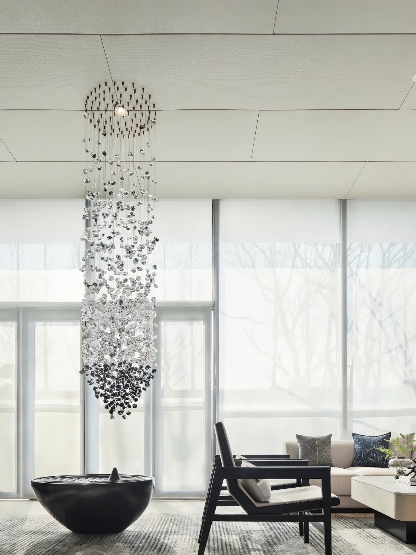Multicolor Crystal Stone Chandelier - Nuvé