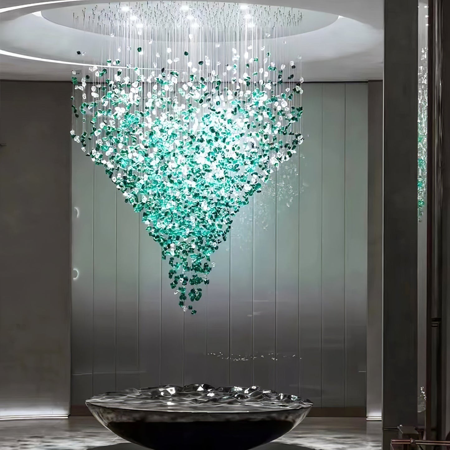 Multicolor Crystal Stone Chandelier - Nuvé