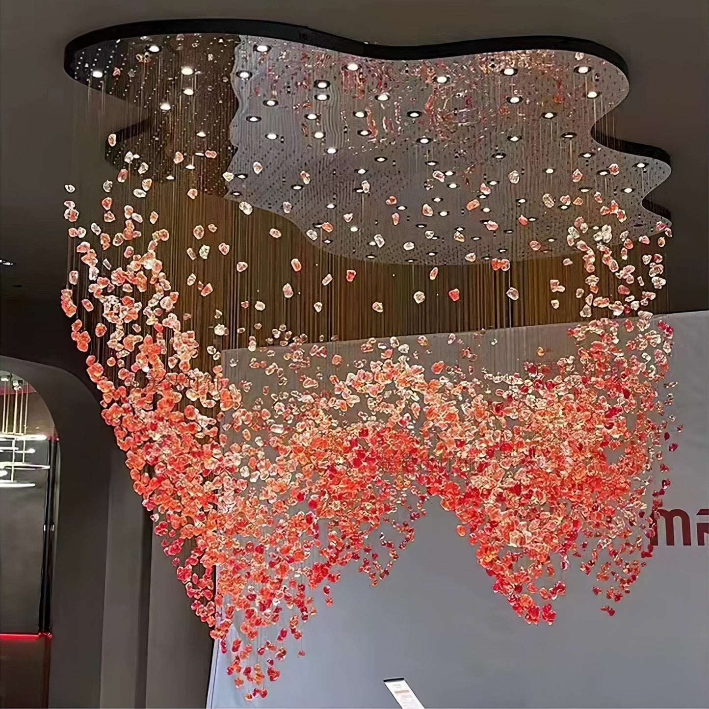 Multicolor Crystal Stone Chandelier - Nuvé