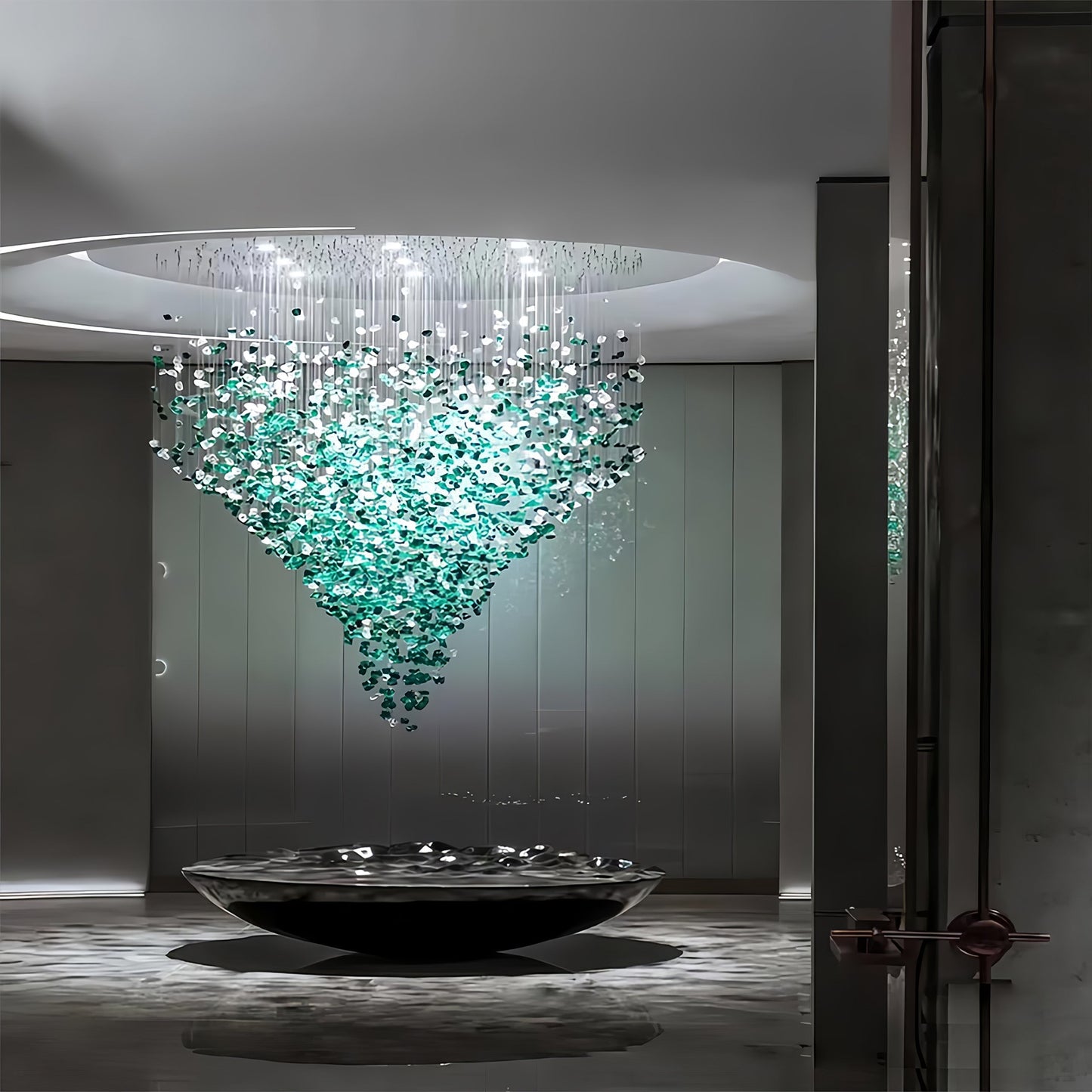 Multicolor Crystal Stone Chandelier - Nuvé
