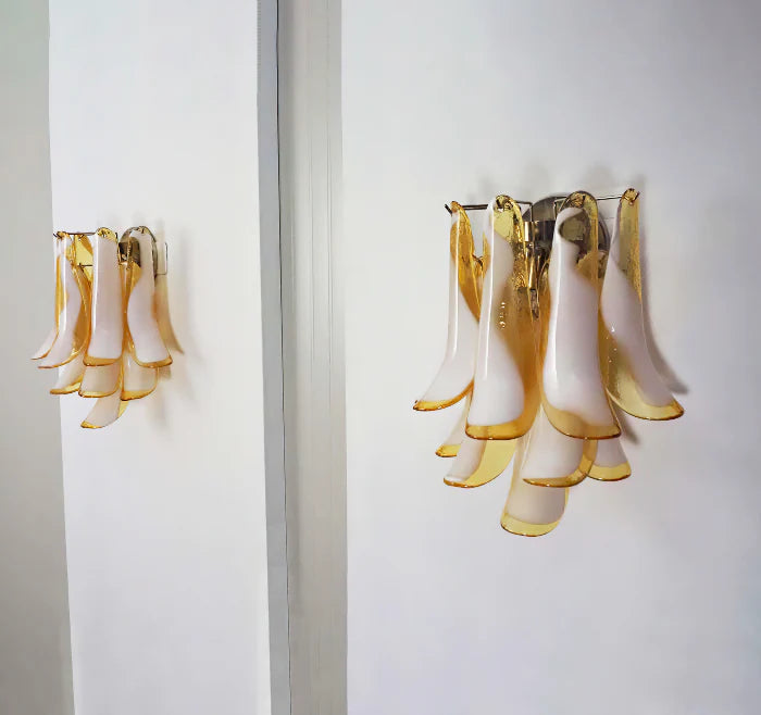 Vintage Murano Caramel Wall Lights - Nuvé
