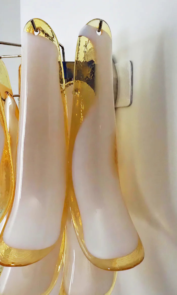 Vintage Murano Caramel Wall Lights - Nuvé