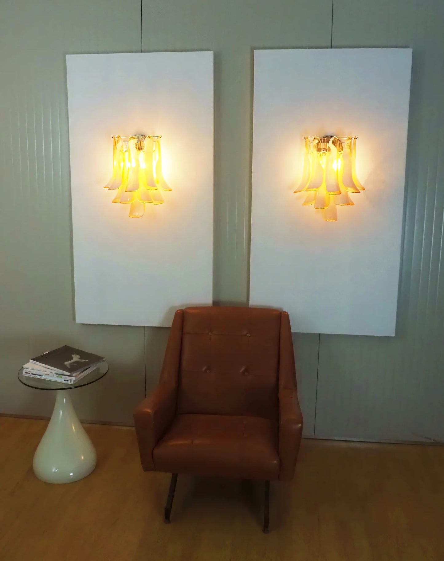 Vintage Murano Caramel Wall Lights - Nuvé
