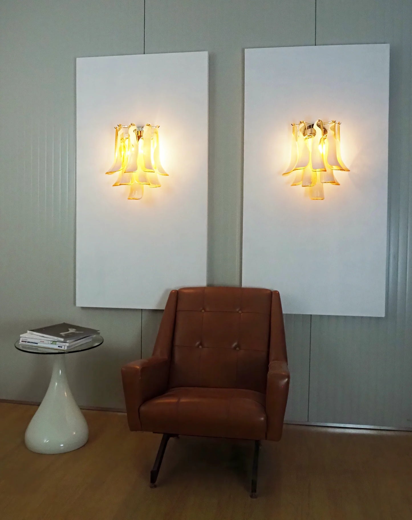 Vintage Murano Caramel Wall Lights - Nuvé
