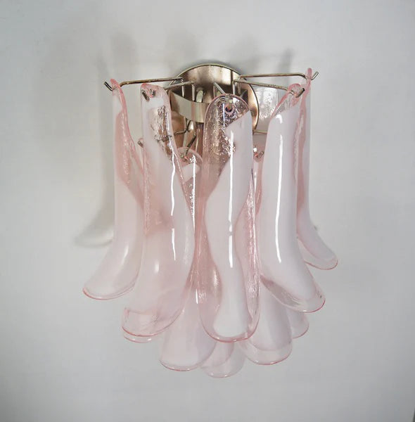 Vintage Murano Pink Wall Lights - Nuvé