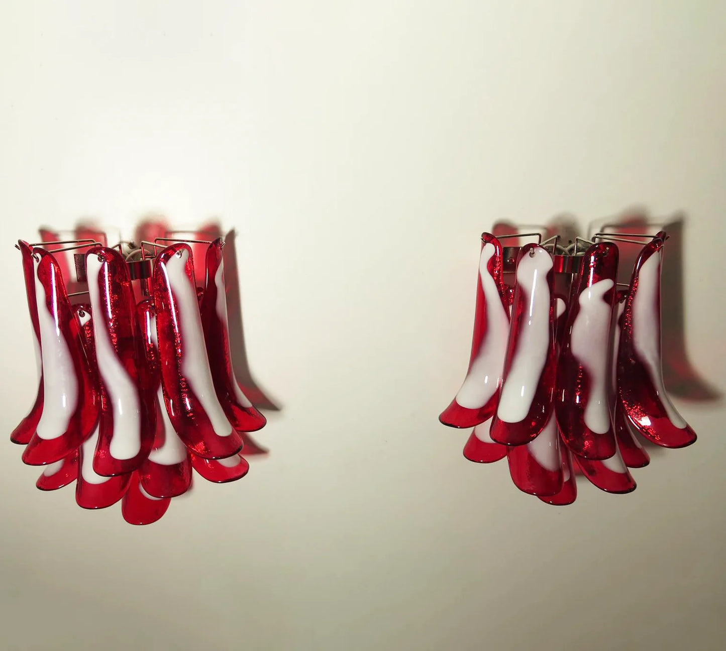 Vintage Murano Red Wall Lights - Nuvé