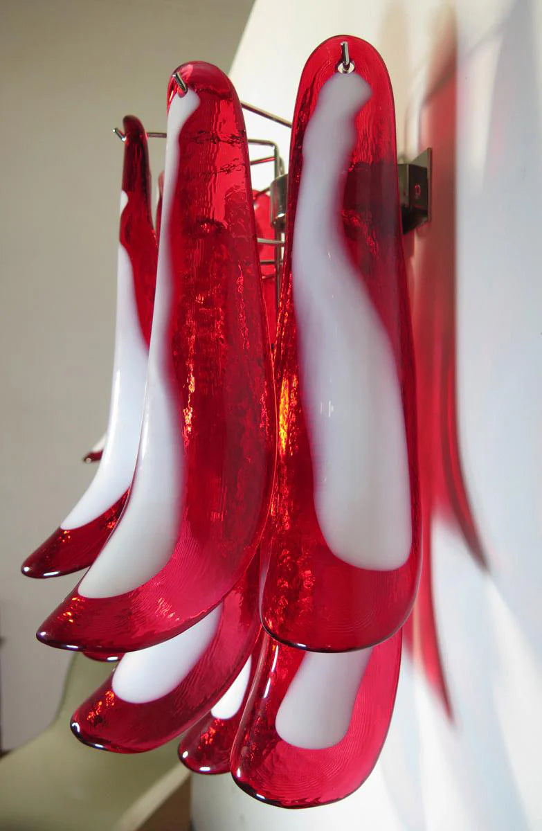 Vintage Murano Red Wall Lights - Nuvé