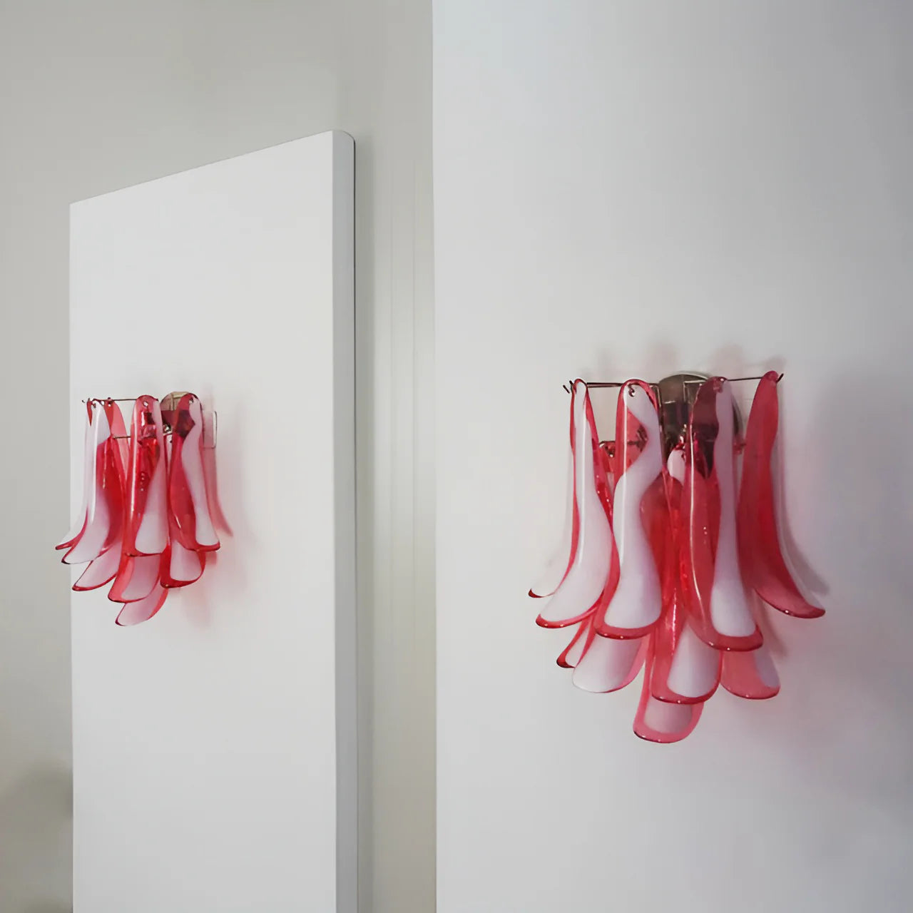 Vintage Murano Red Wall Lights - Nuvé
