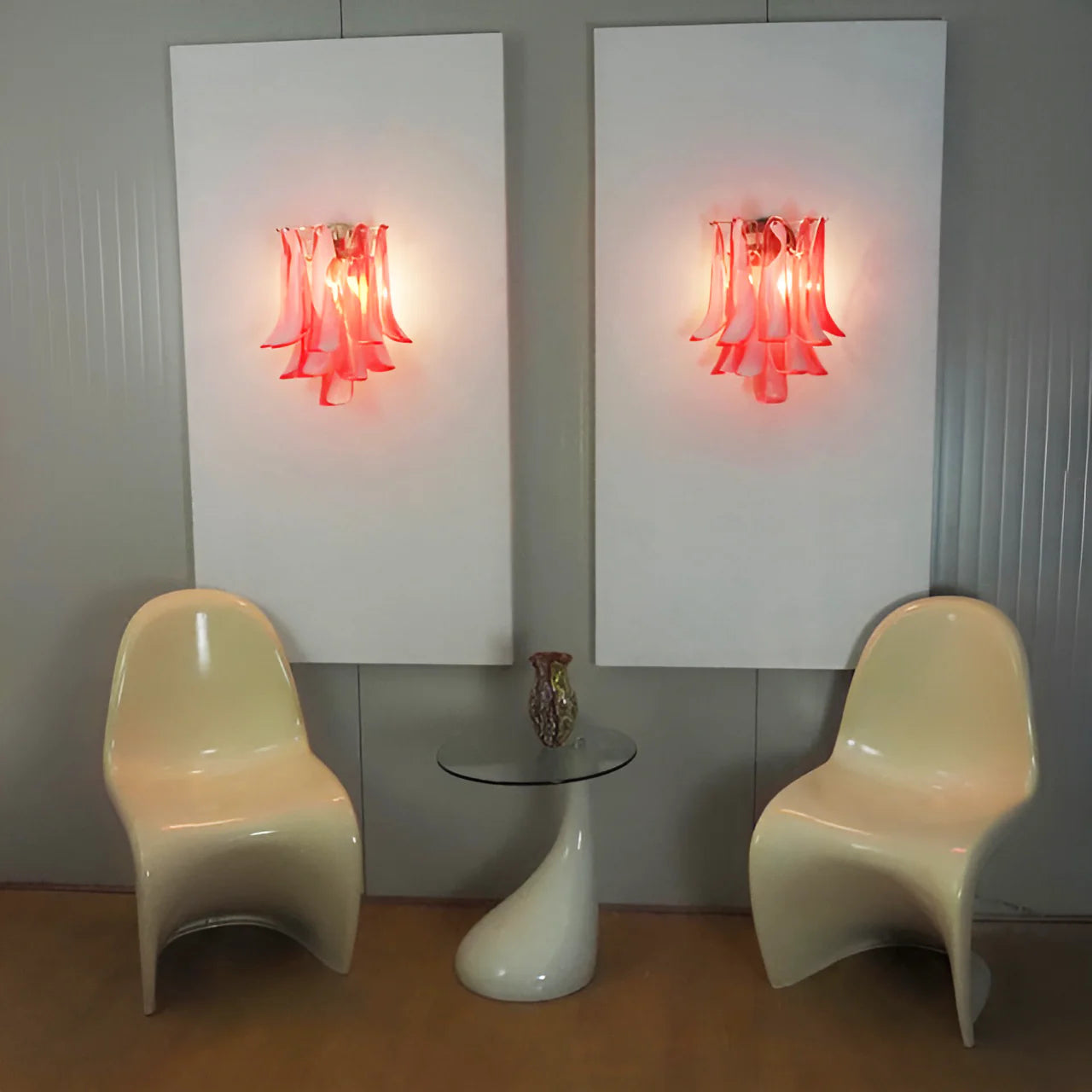 Vintage Murano Red Wall Lights - Nuvé