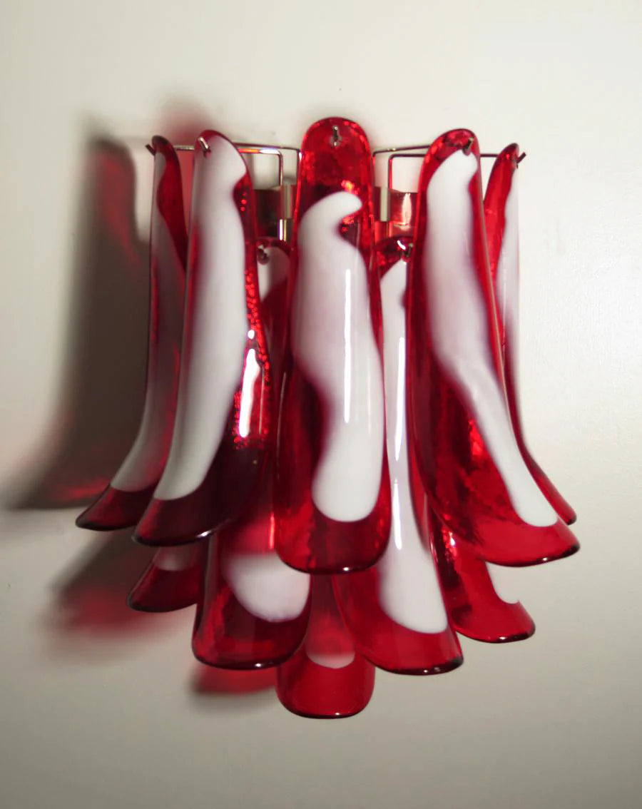 Vintage Murano Red Wall Lights - Nuvé