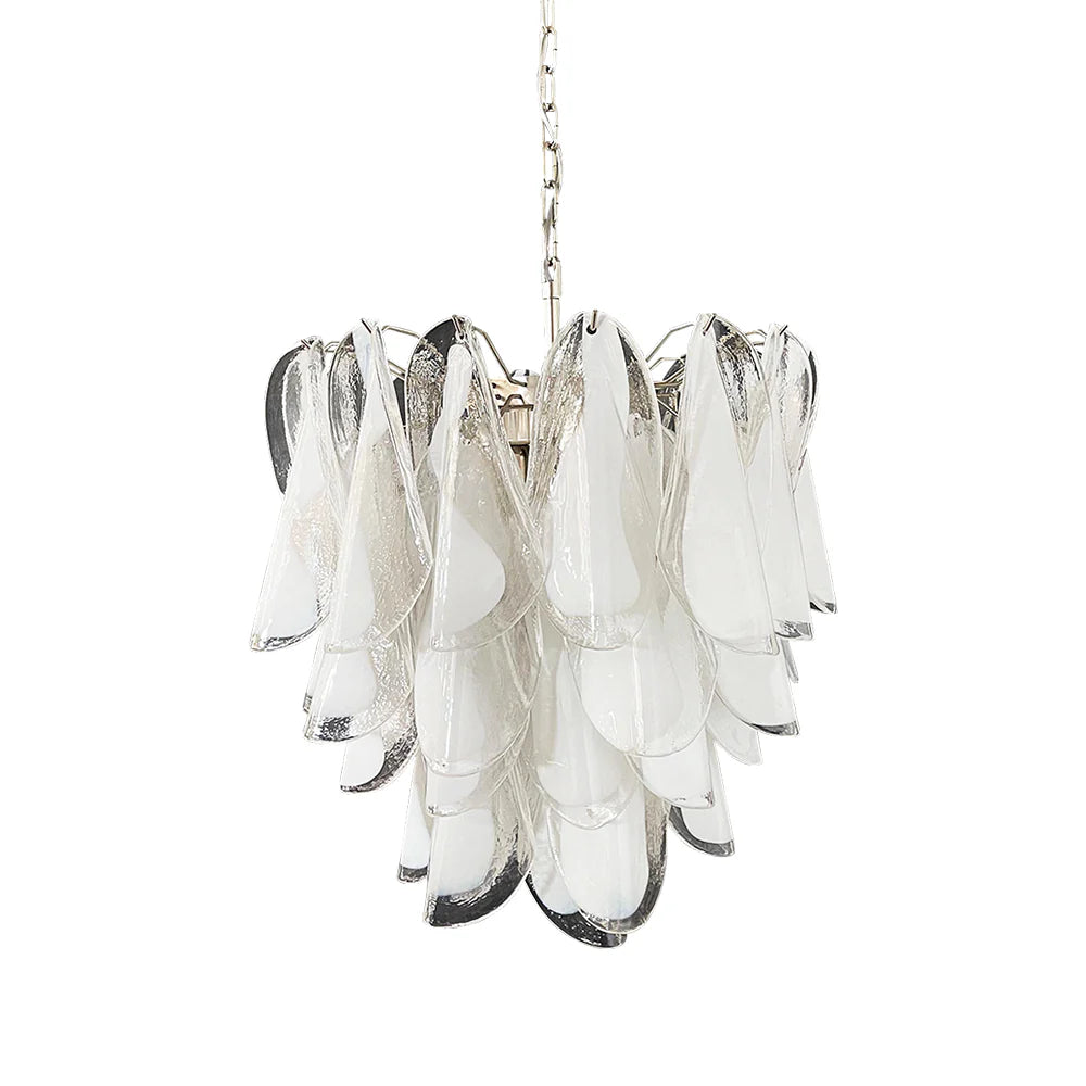 Vintage Murano Rondini Glass Chandelier - Nuvé