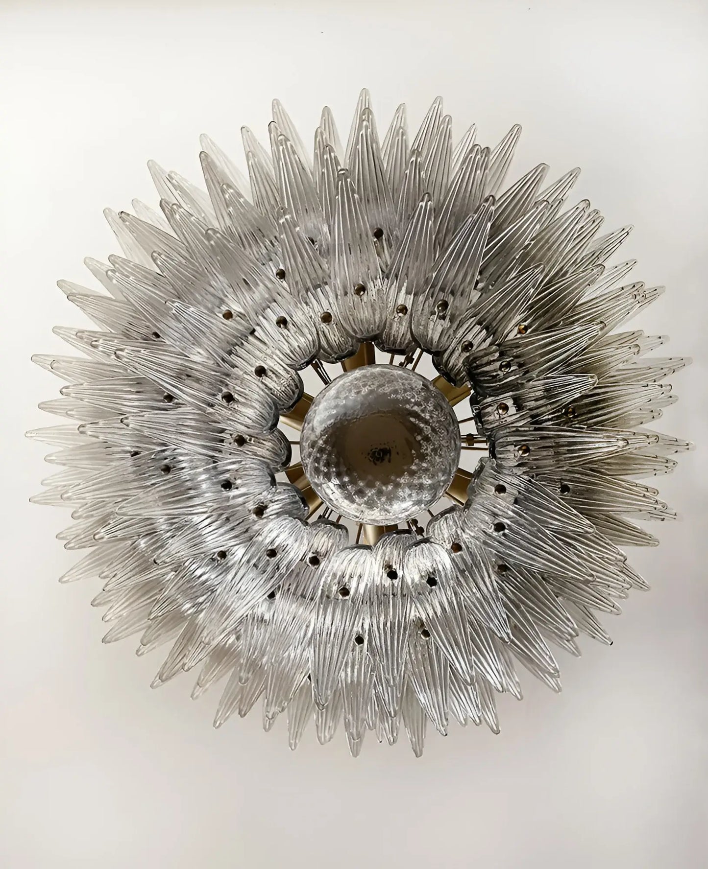 Murano Palmette Smoked Chandelier - Nuvé