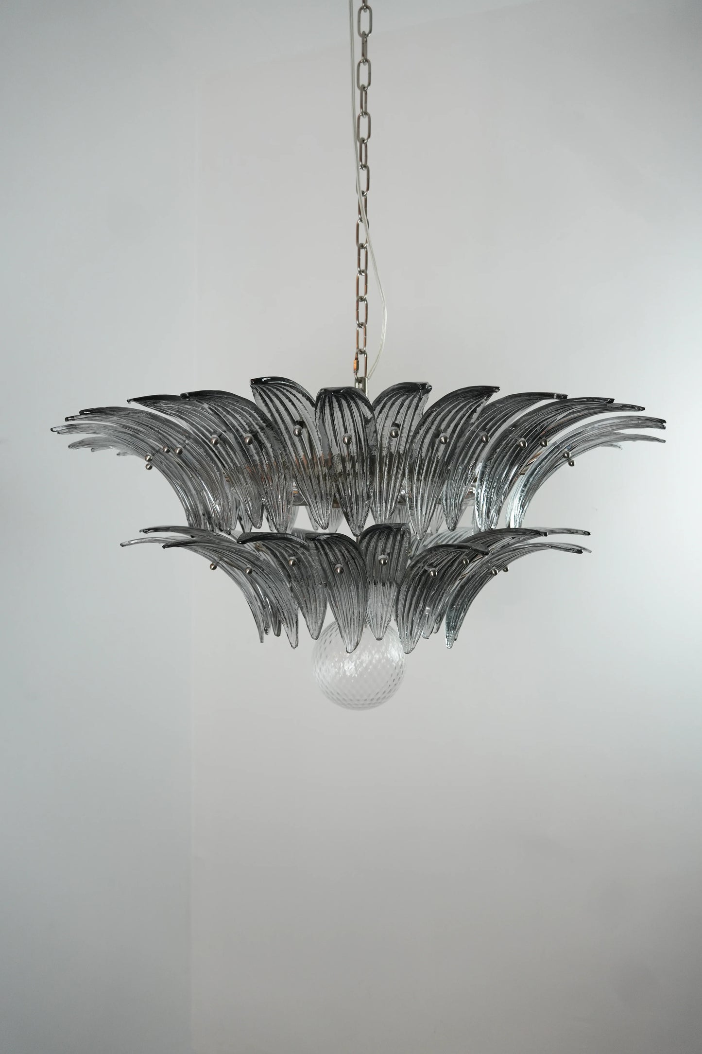 Murano Palmette Smoked Chandelier - Nuvé