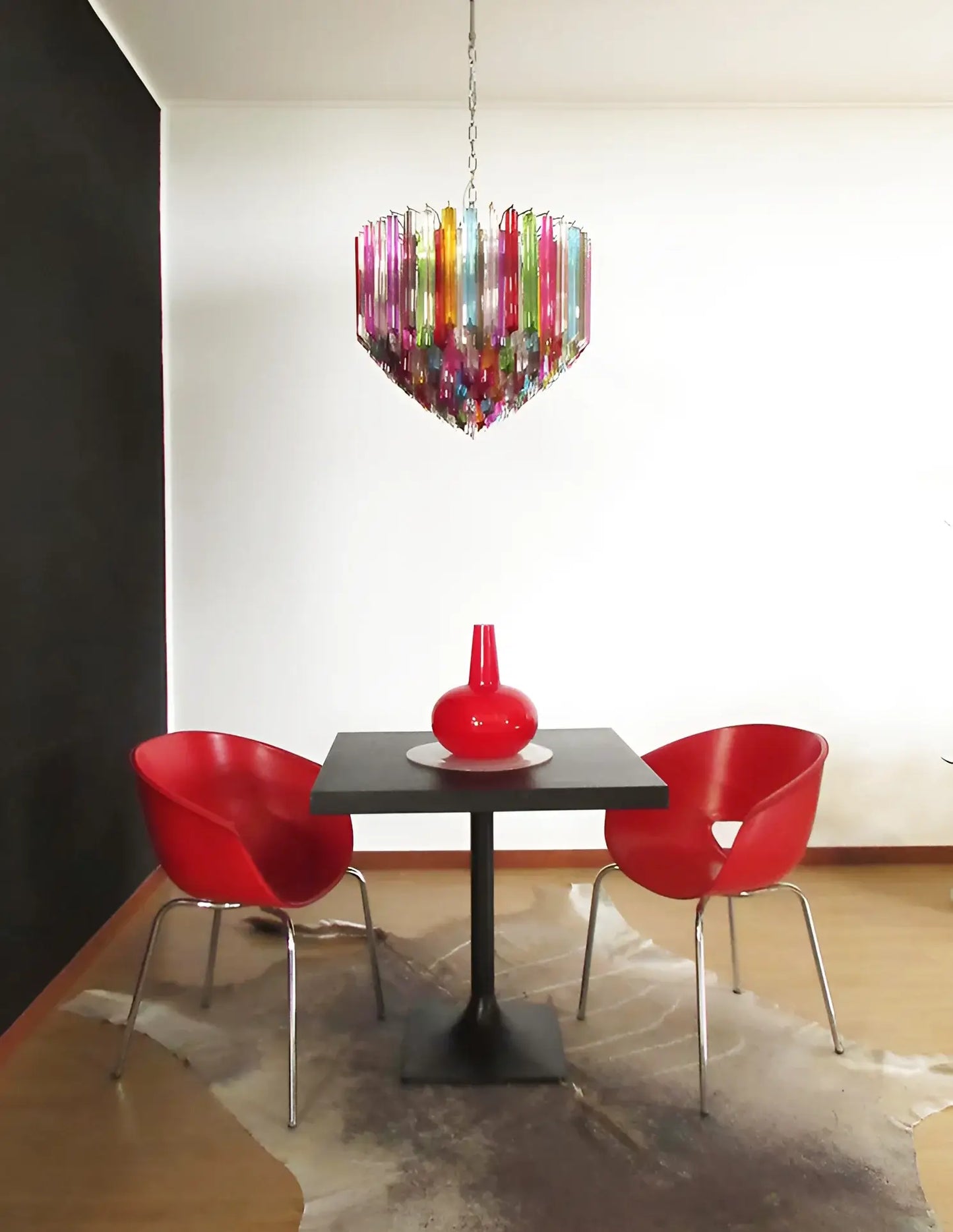 Murano Prisms Multicolored Chandelier - Nuvé
