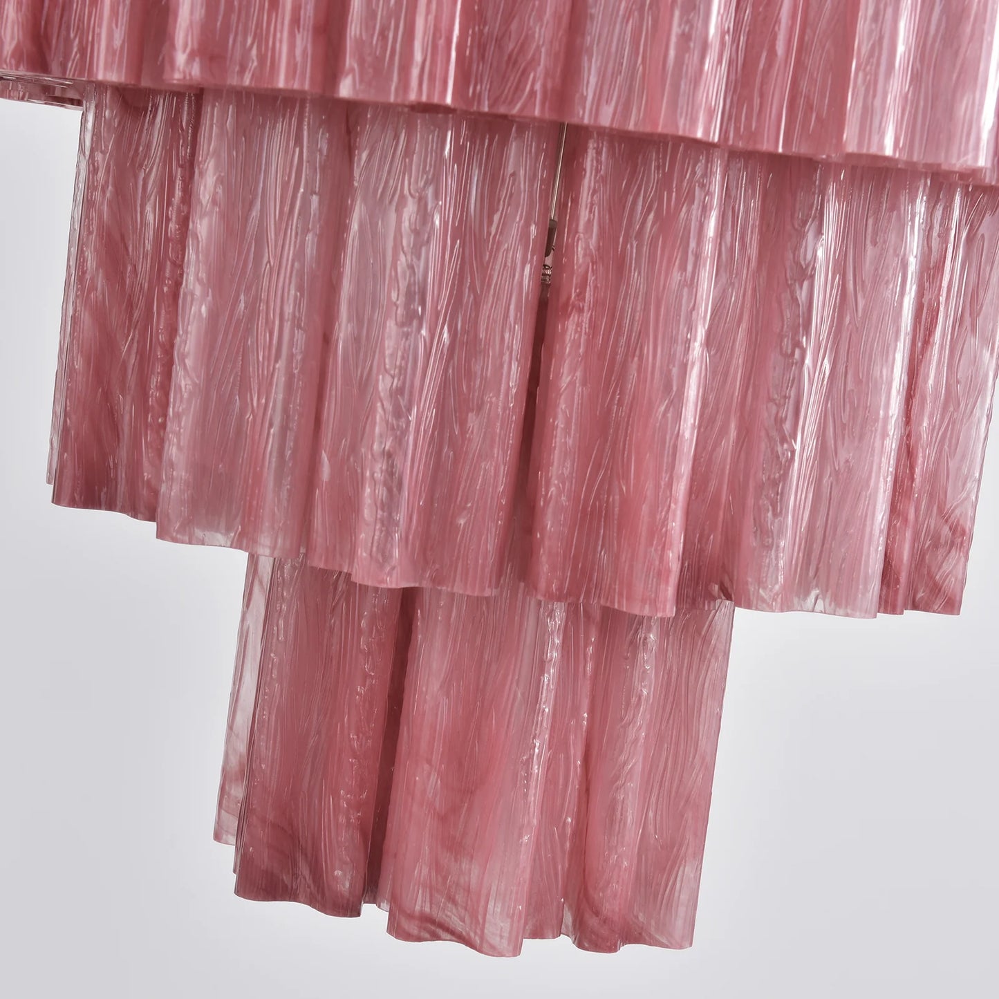 Murano Red Glass Tubes Chandelier - Nuvé
