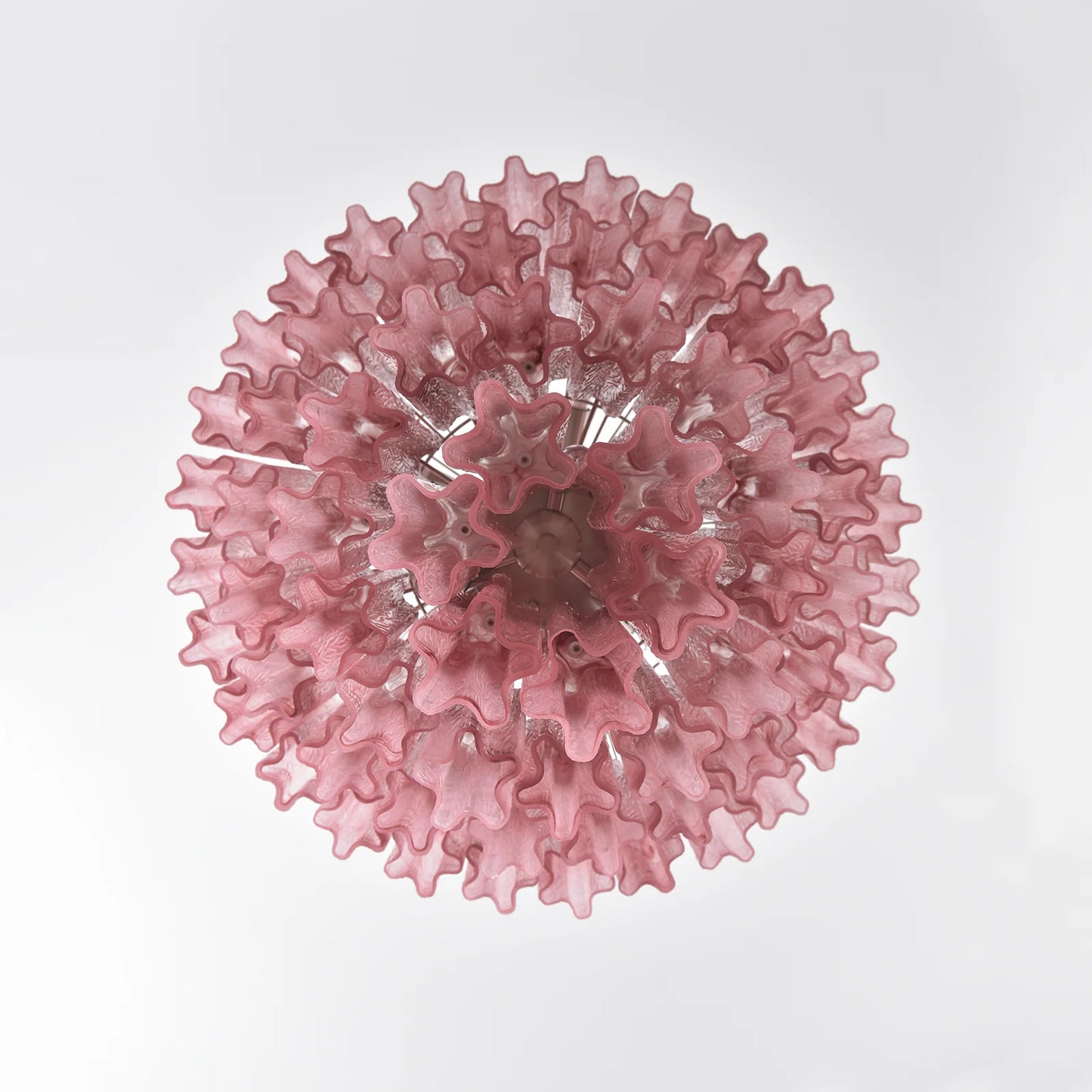Murano Red Glass Tubes Chandelier - Nuvé