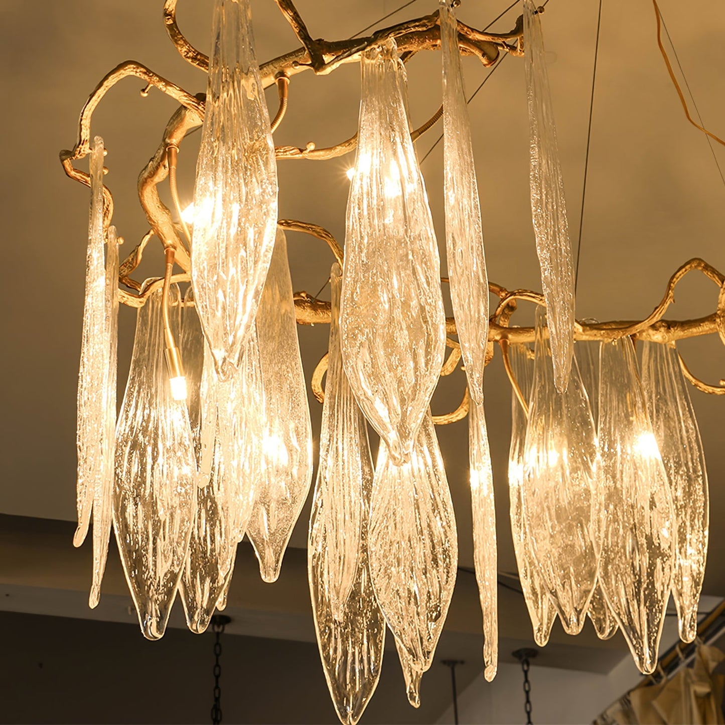 Niagara Brass Crystal Chandelier - Nuvé