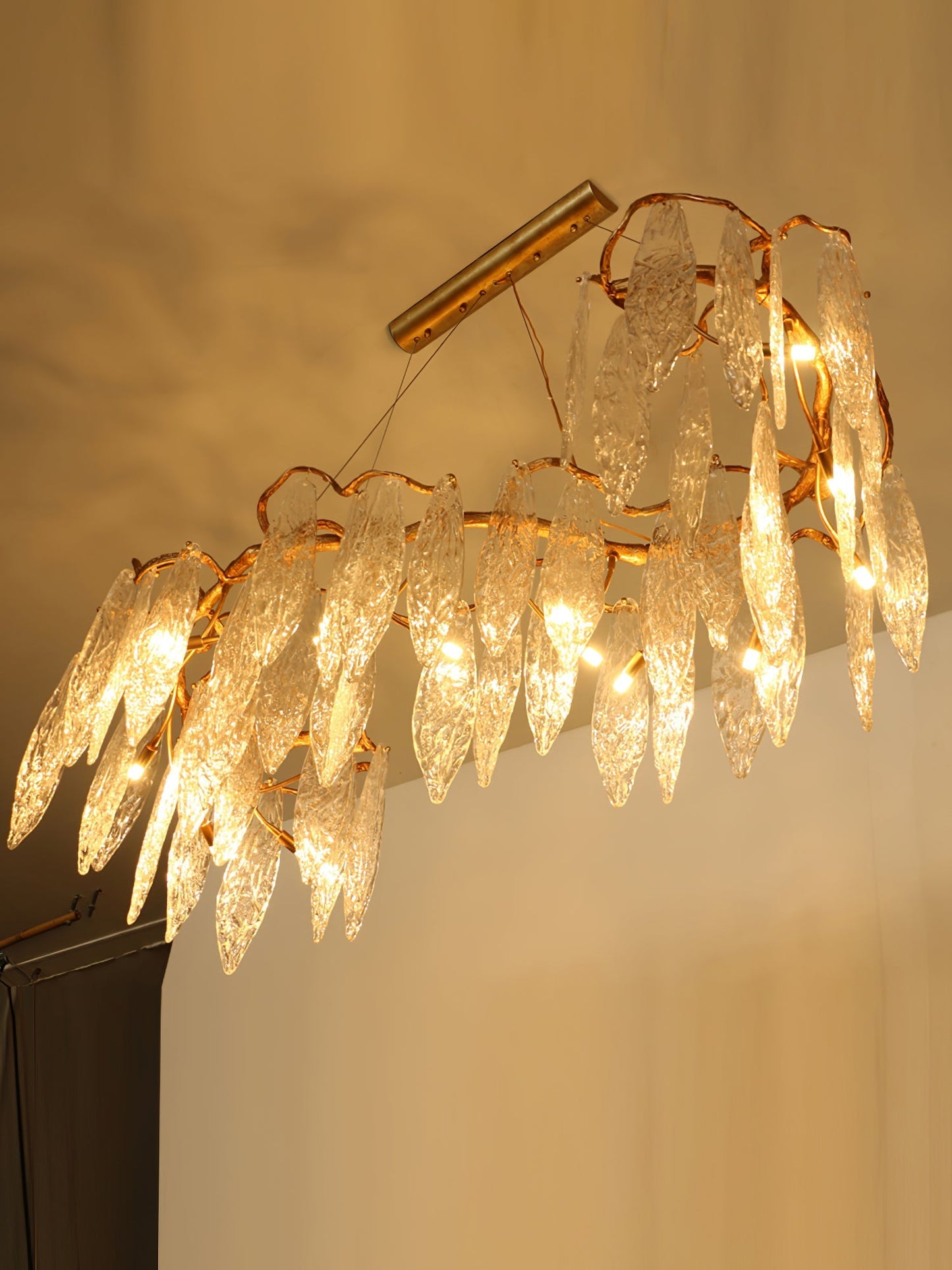 Niagara Brass Crystal Chandelier - Nuvé