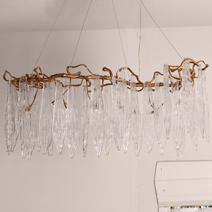 Niagara Brass Crystal Chandelier - Nuvé