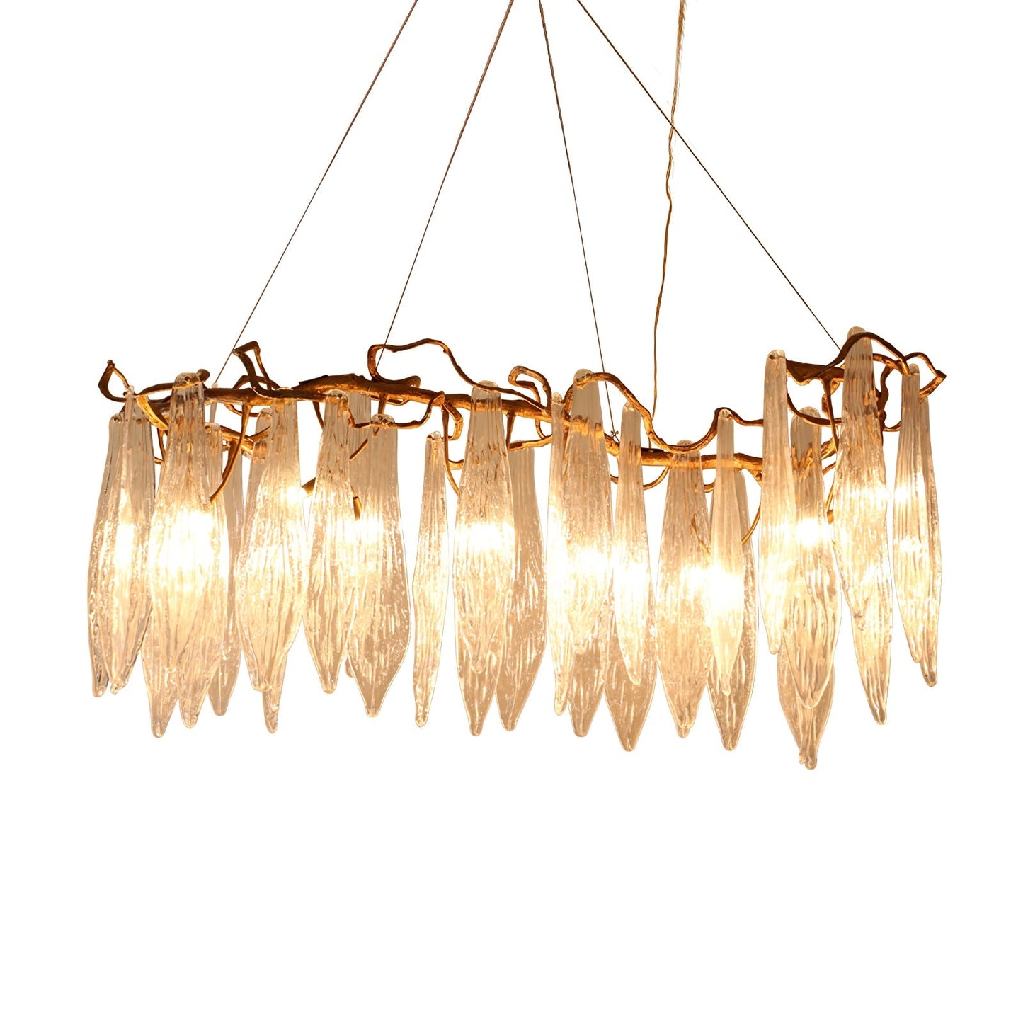 Niagara Brass Crystal Chandelier - Nuvé