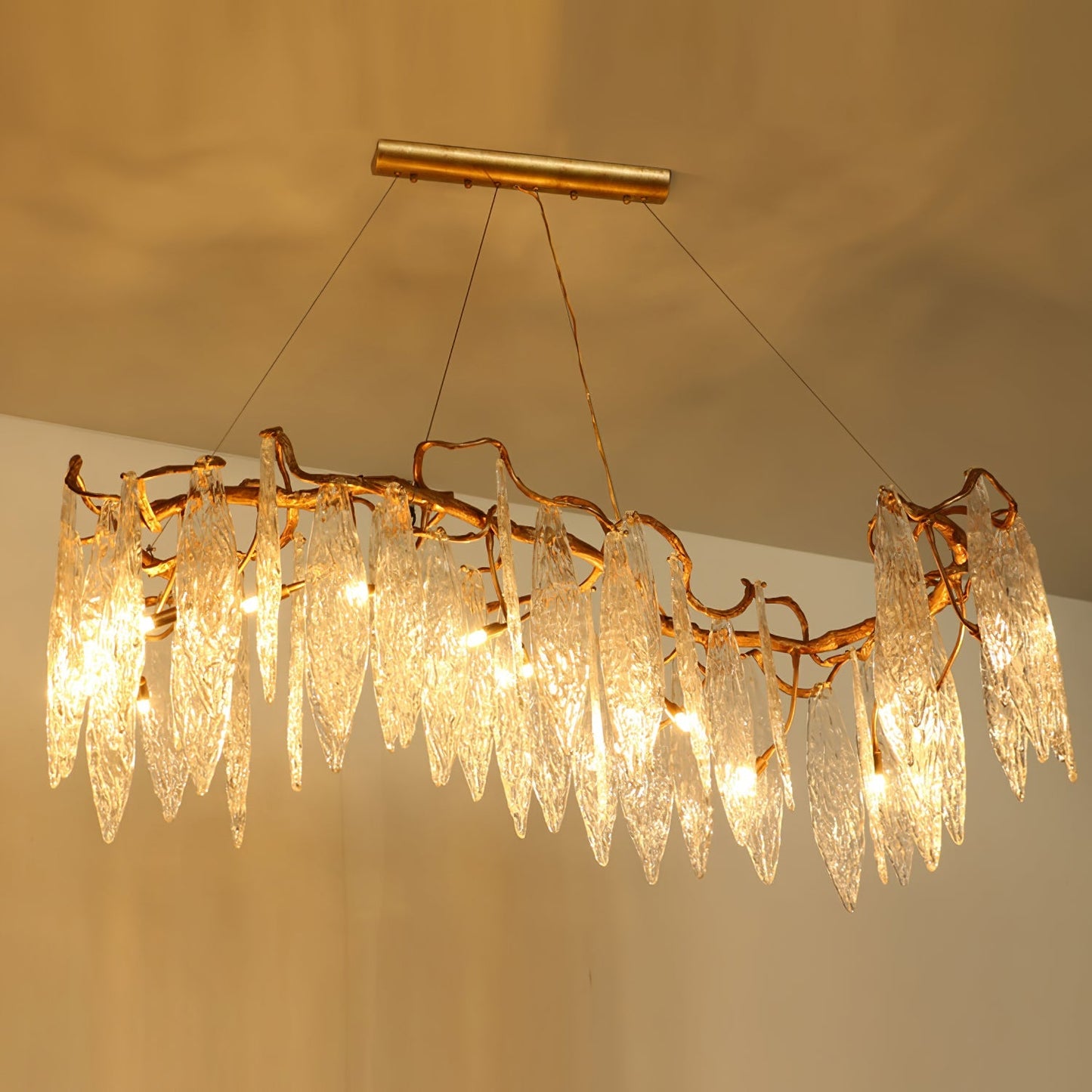 Niagara Brass Crystal Chandelier - Nuvé